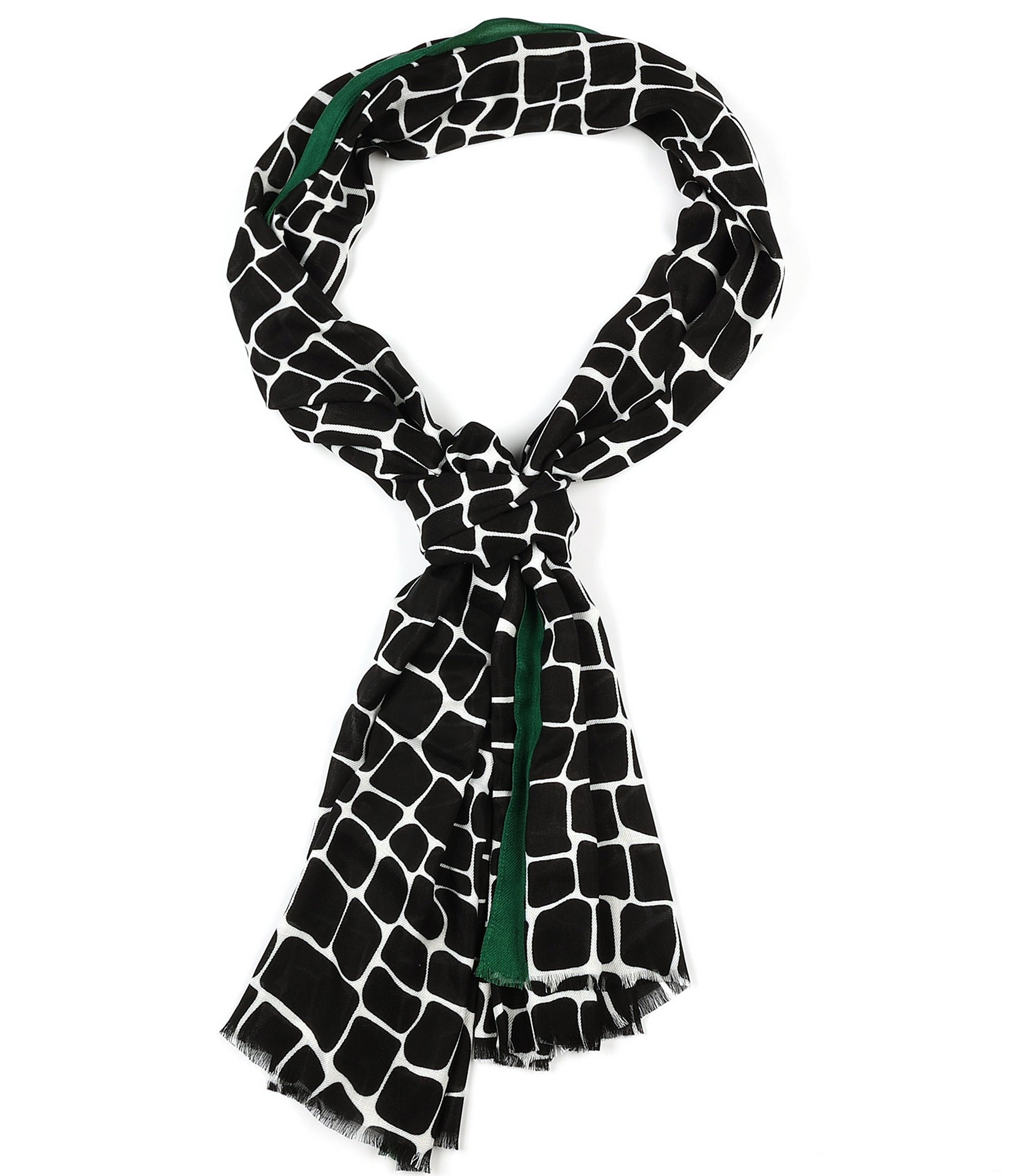 kate spade new york Geometric Graffle Oblong Scarf