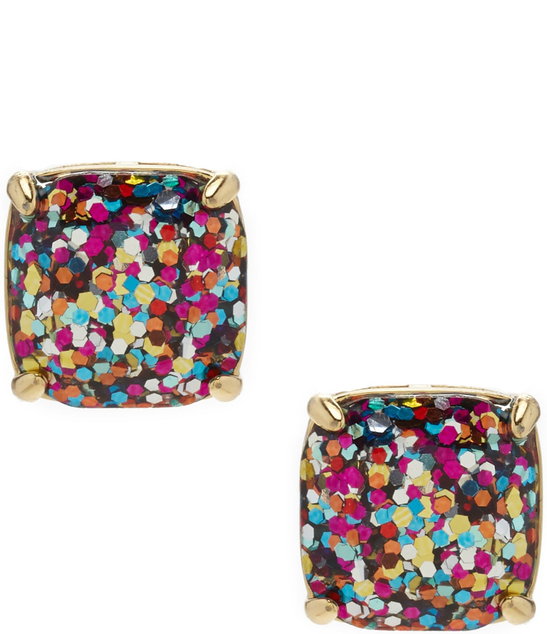 kate spade new york Glitter Stud Earrings | Dillard's