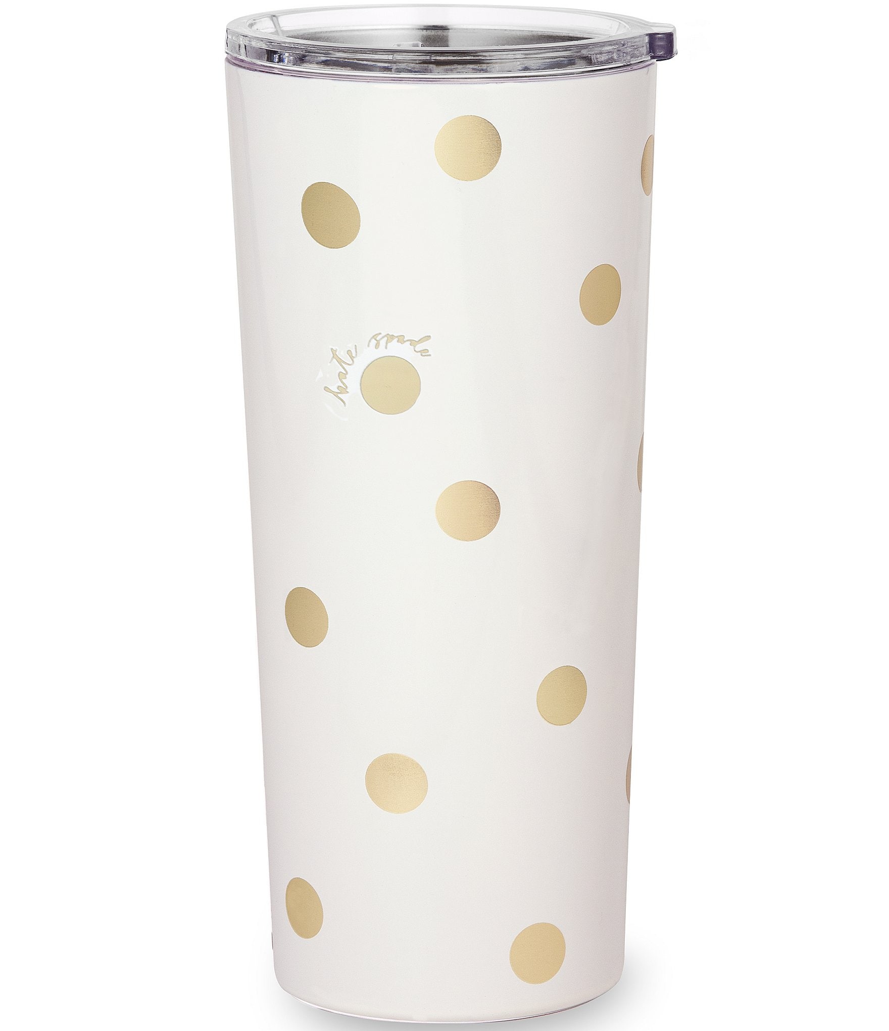 kate sapde new york Stainless Steel 40 oz. Tumbler, Picture Dot