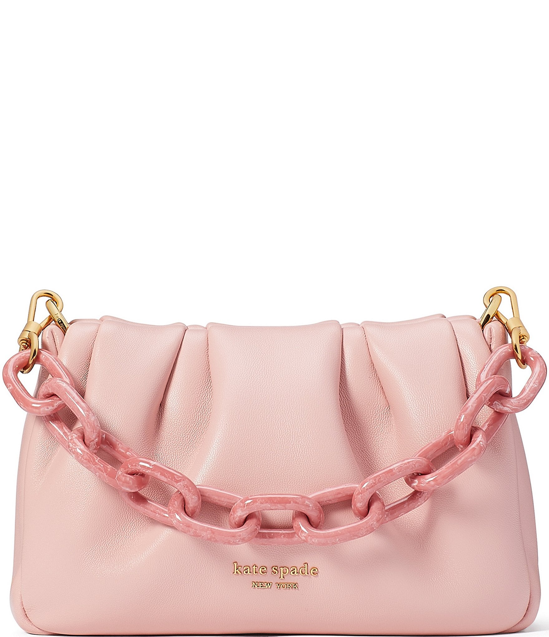 Kate Spade Spencer Croco-Embossed Leather Phone Crossbody Bag, Festive Pink