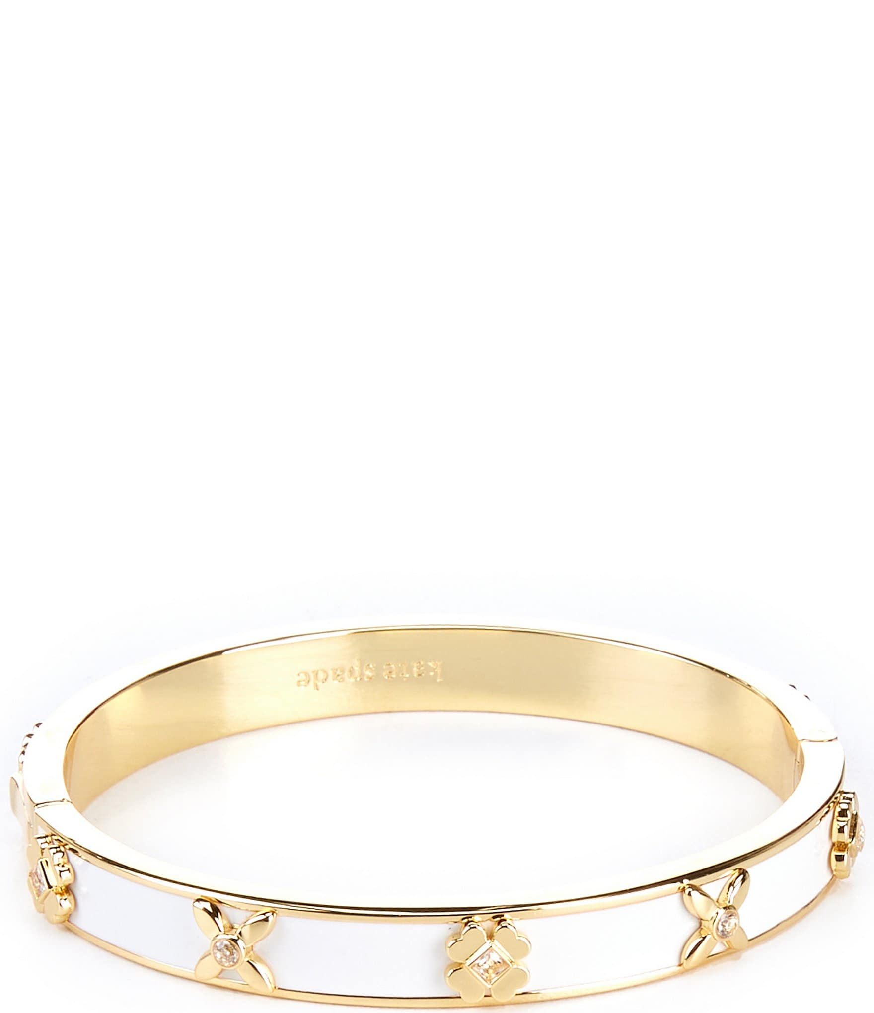 kate spade new york Heritage Bloom Crystal Bangle Bracelet