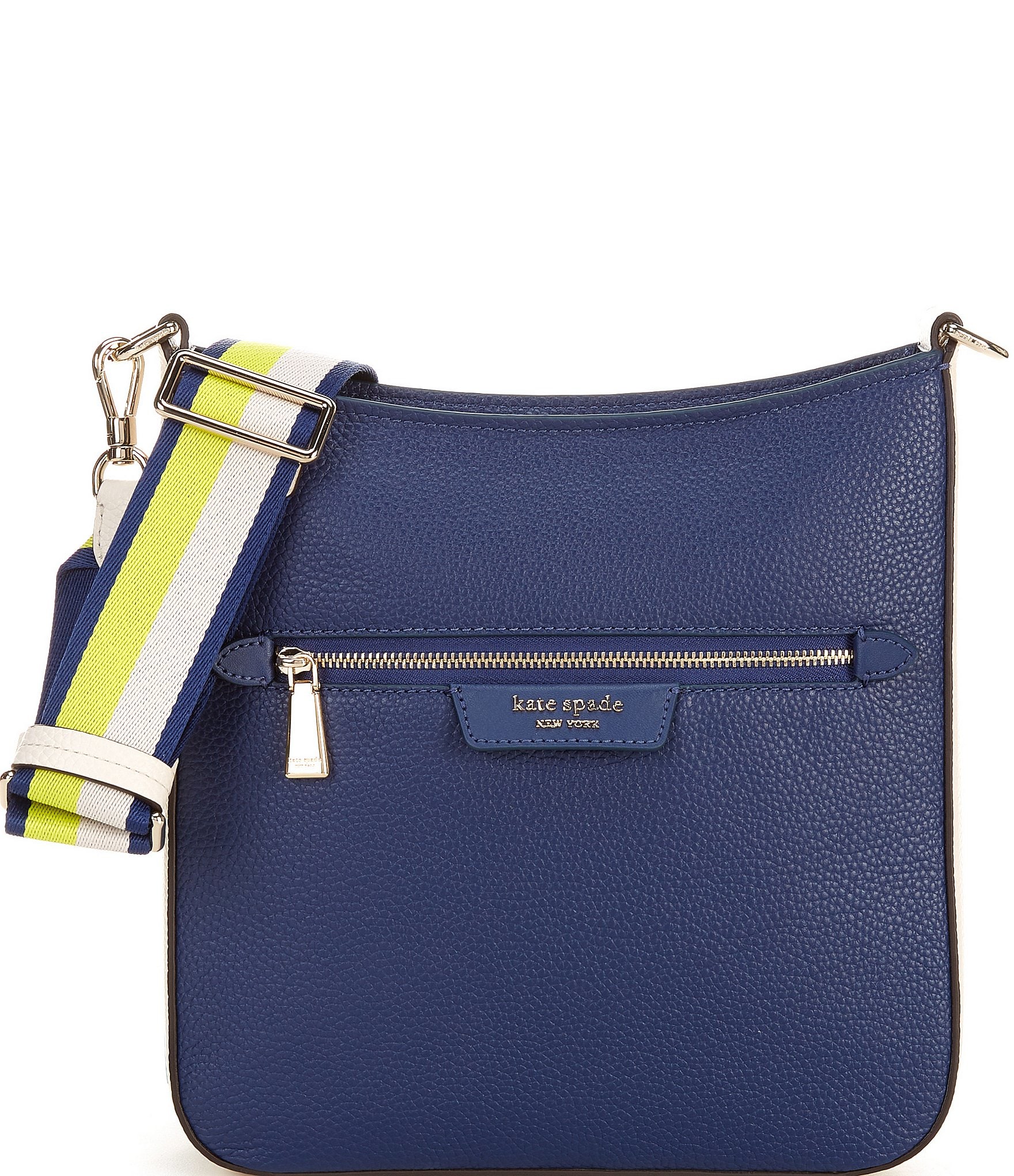 Kate Spade Navy Blue medium size purse. Made of real... - Depop