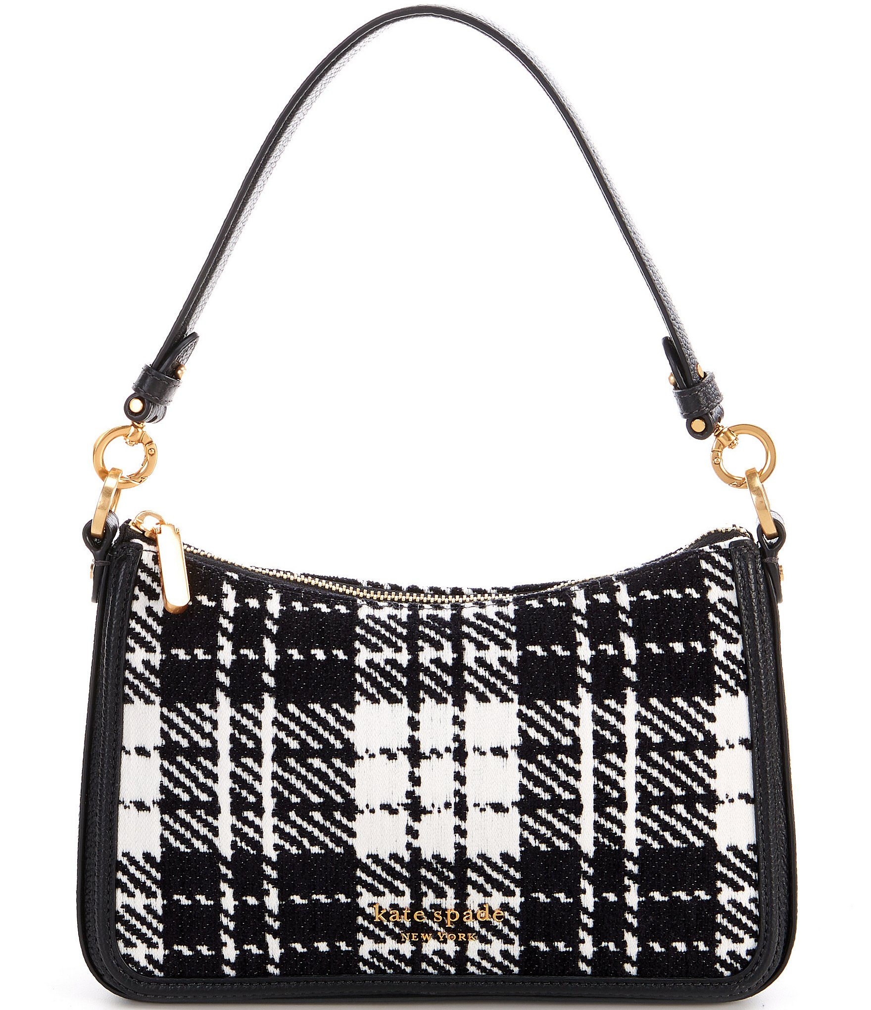 kate spade new york Hudson Posh Plaid Convertible Crossbody Bag | Dillard's