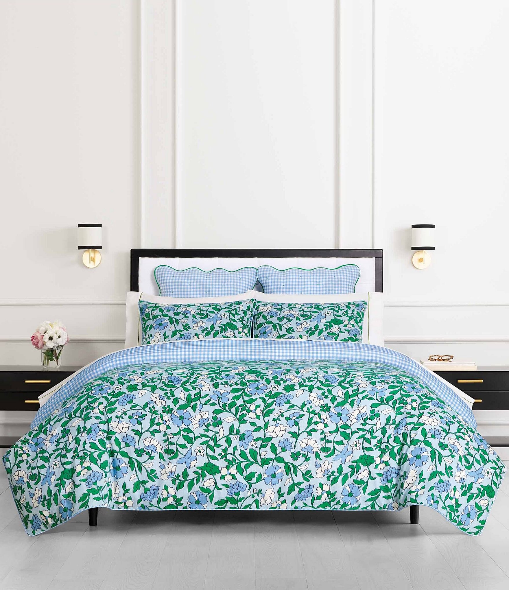 kate spade new york Ikate Vine Reversible Comforter Mini Set