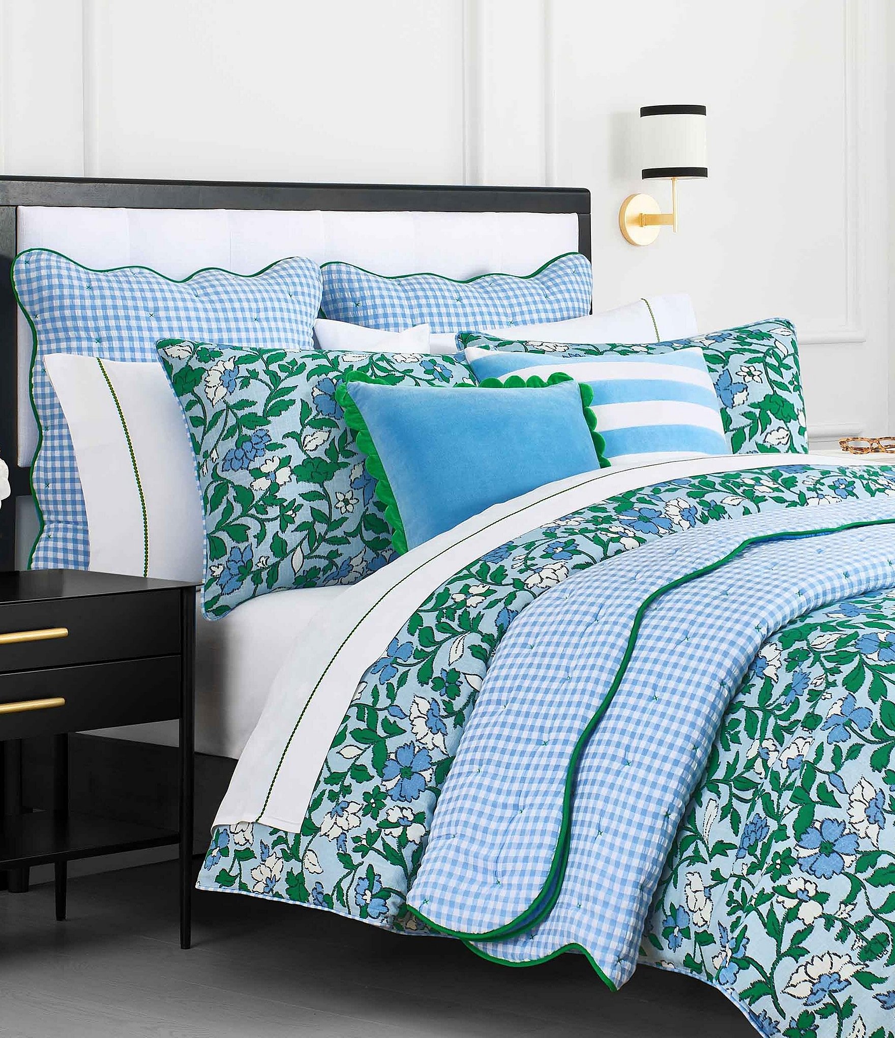 kate spade new york Ikate Vine Reversible Comforter Mini Set