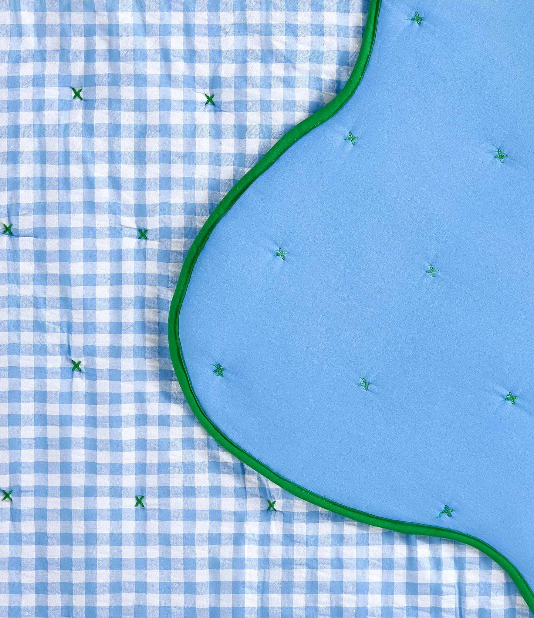 kate spade new york Joyful Gingham Reversible Quilt Bedding Mini Set