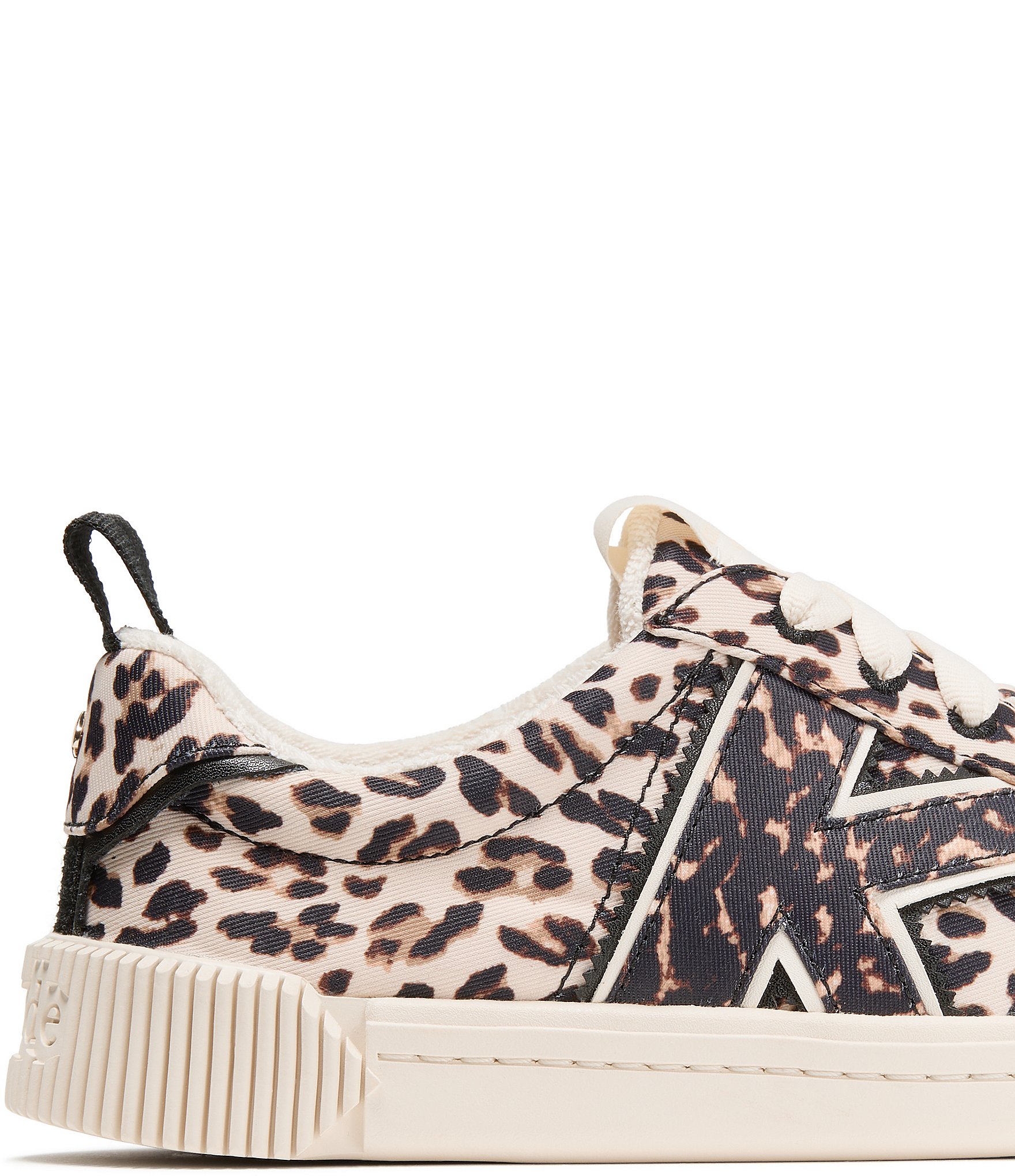 kate spade new york K As In Kate Court Leopard Print Twill Court Sneakers