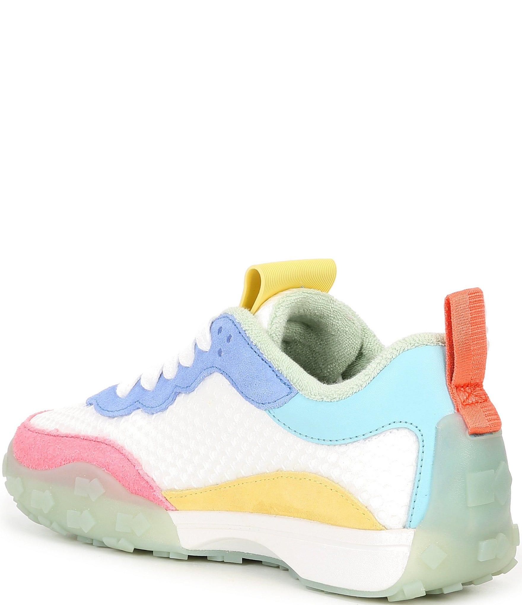 kate spade new york K As In Kate Suede and Mesh Signature Logo Sneakers