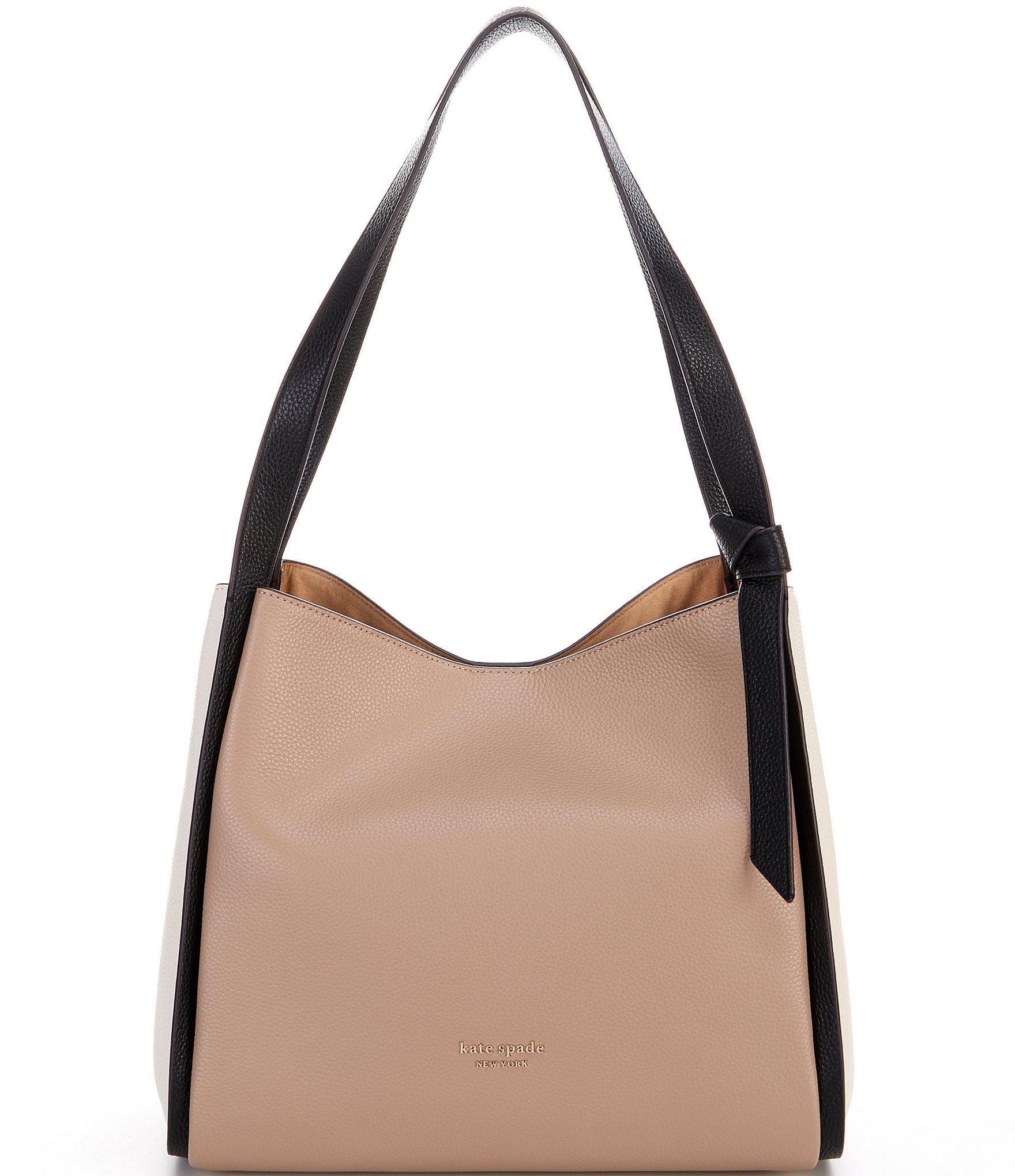kate spade new york Knott Colorblock Large Leather Shoulder Bag | Dillard's