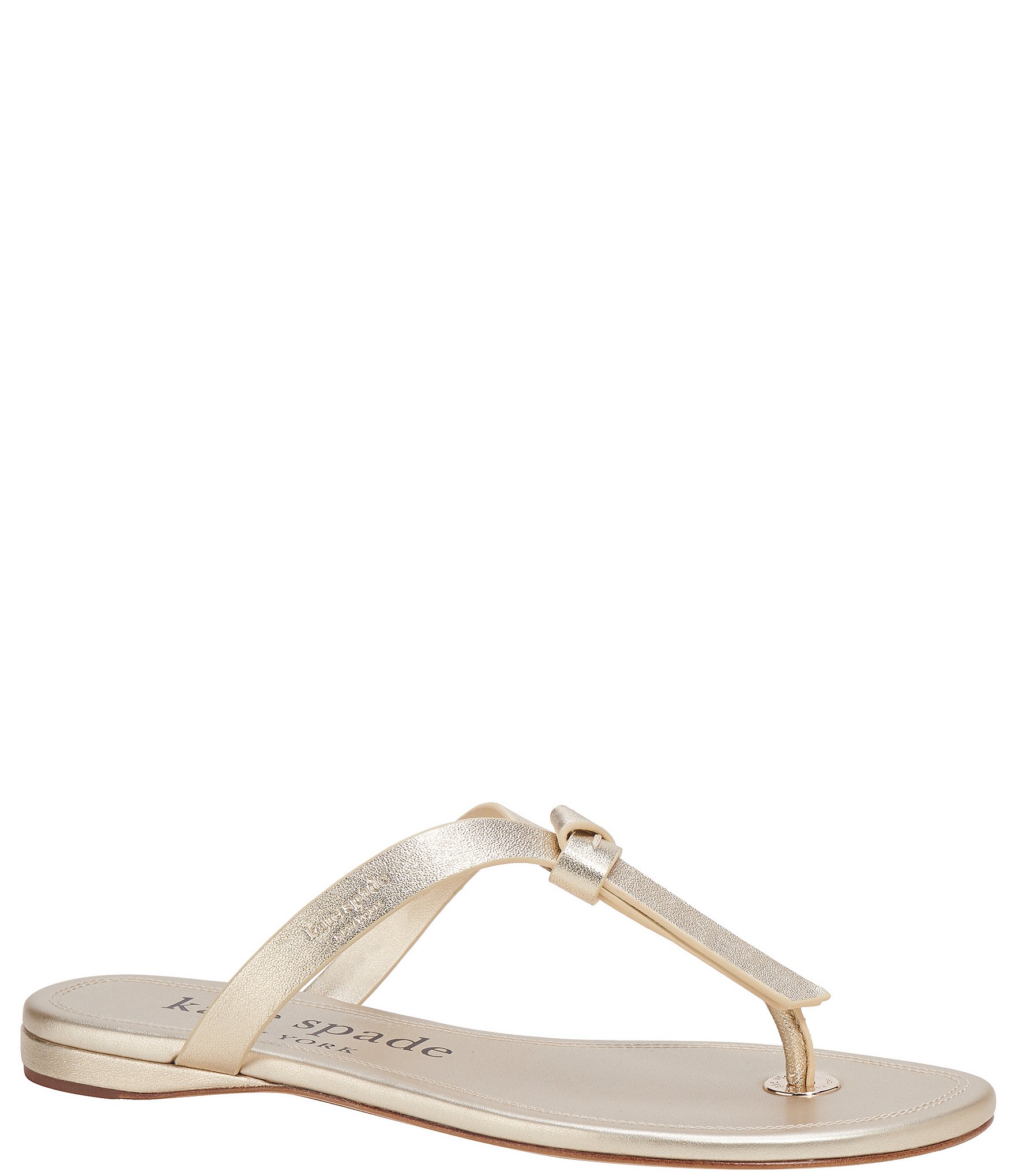 kate spade new york Knott Leather Thong Sandals | Dillard's