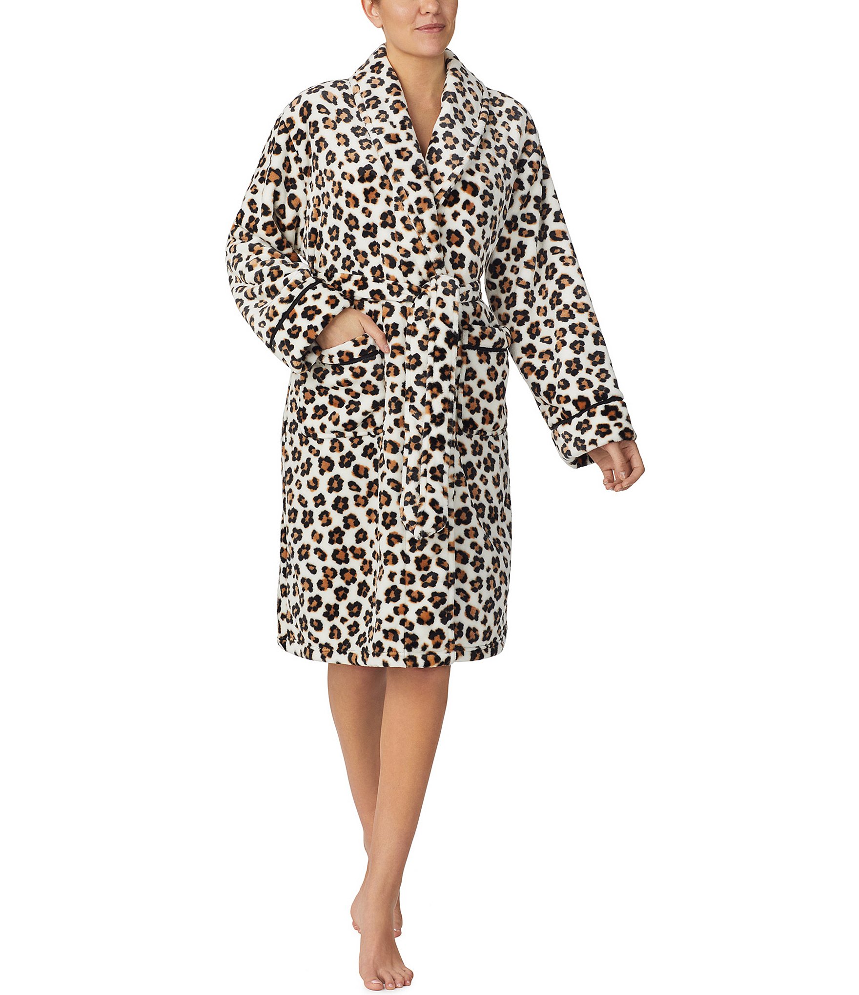 Leopard Print Gifts Leopard Print Bridesmaid Robes Bachelorette Party Robes  Leopard Print Robes Monogrammed Trendy Gifts for Women EB3376M 