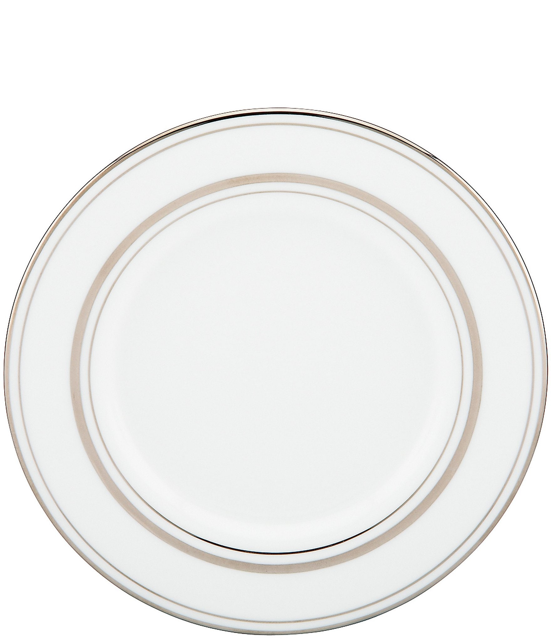 kate spade new york Library Lane Platinum Saucer