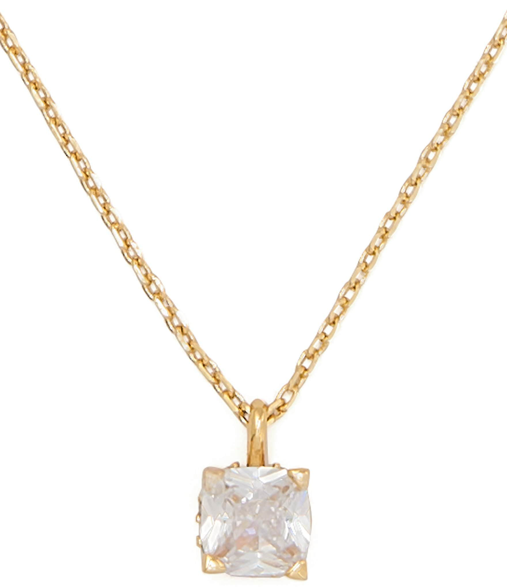 kate spade new york Little Luxuries Crystal Short Pendant Necklace