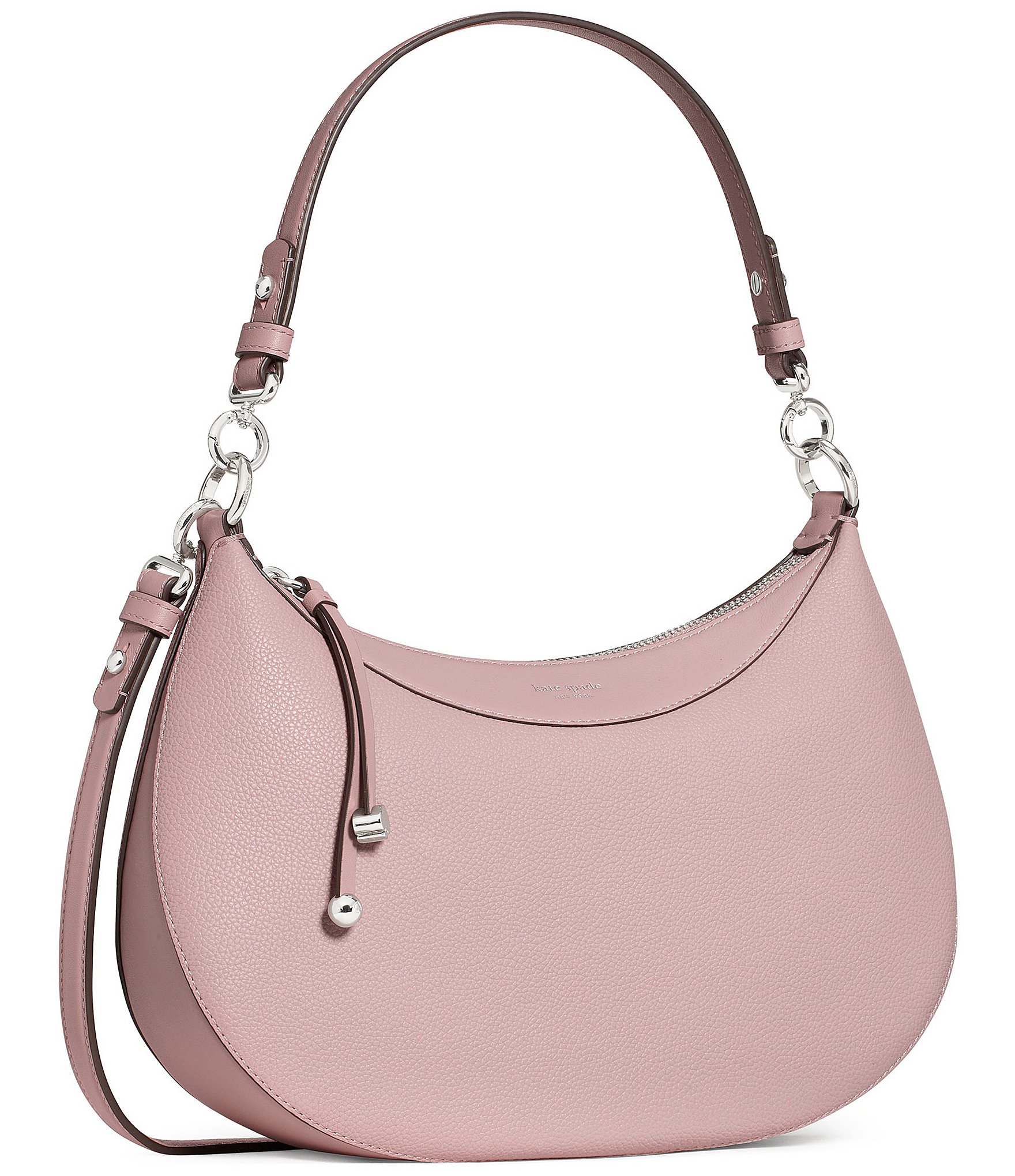 kate spade new york Liv Pebble Leather Saddle Shoulder Bag