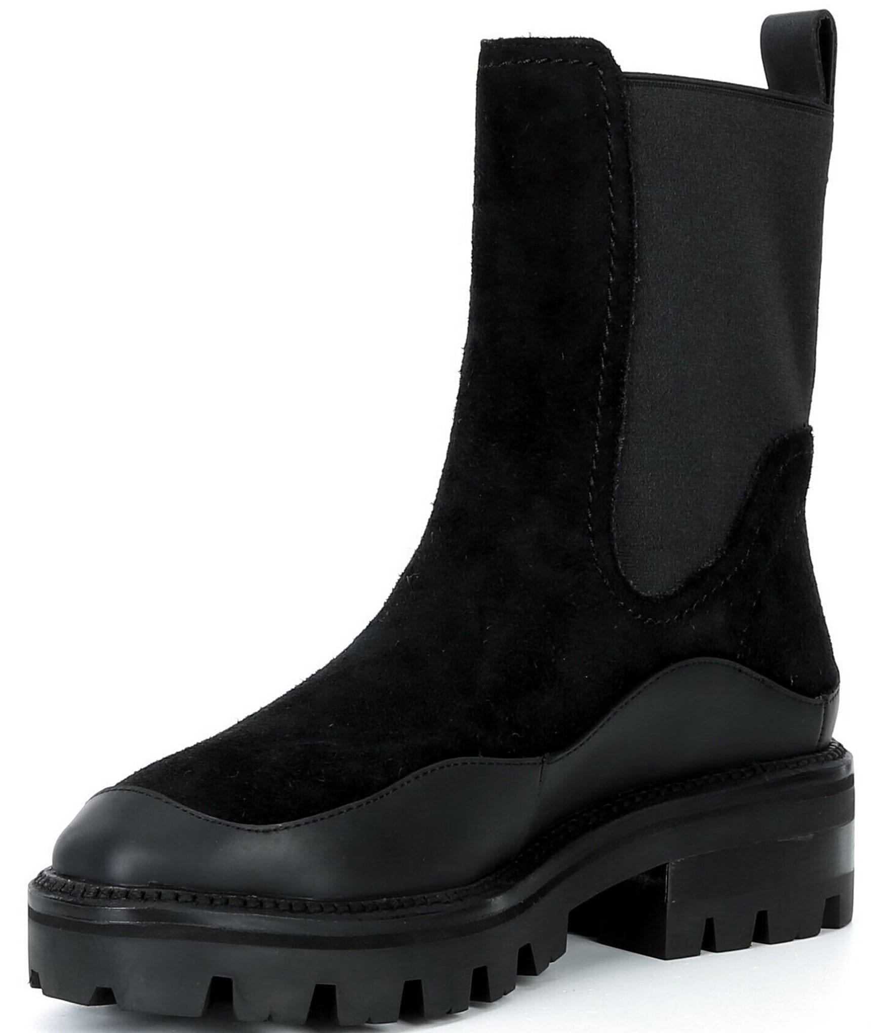 kate spade new york London Suede Chelsea Booties