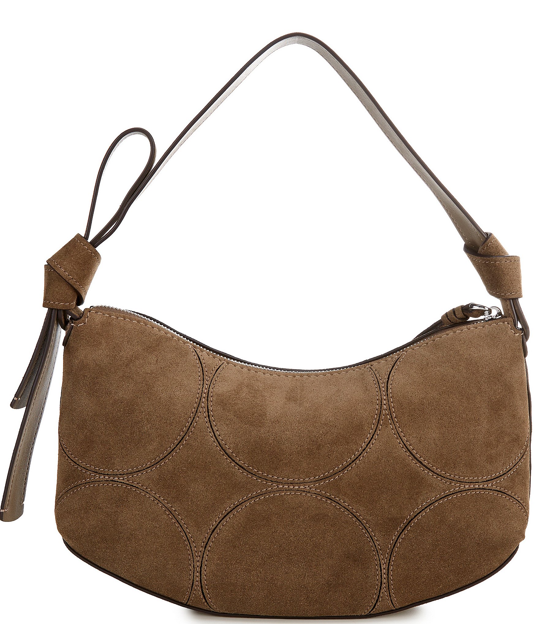 kate spade new york Loop Dot Patchwork Suede Shoulder Bag