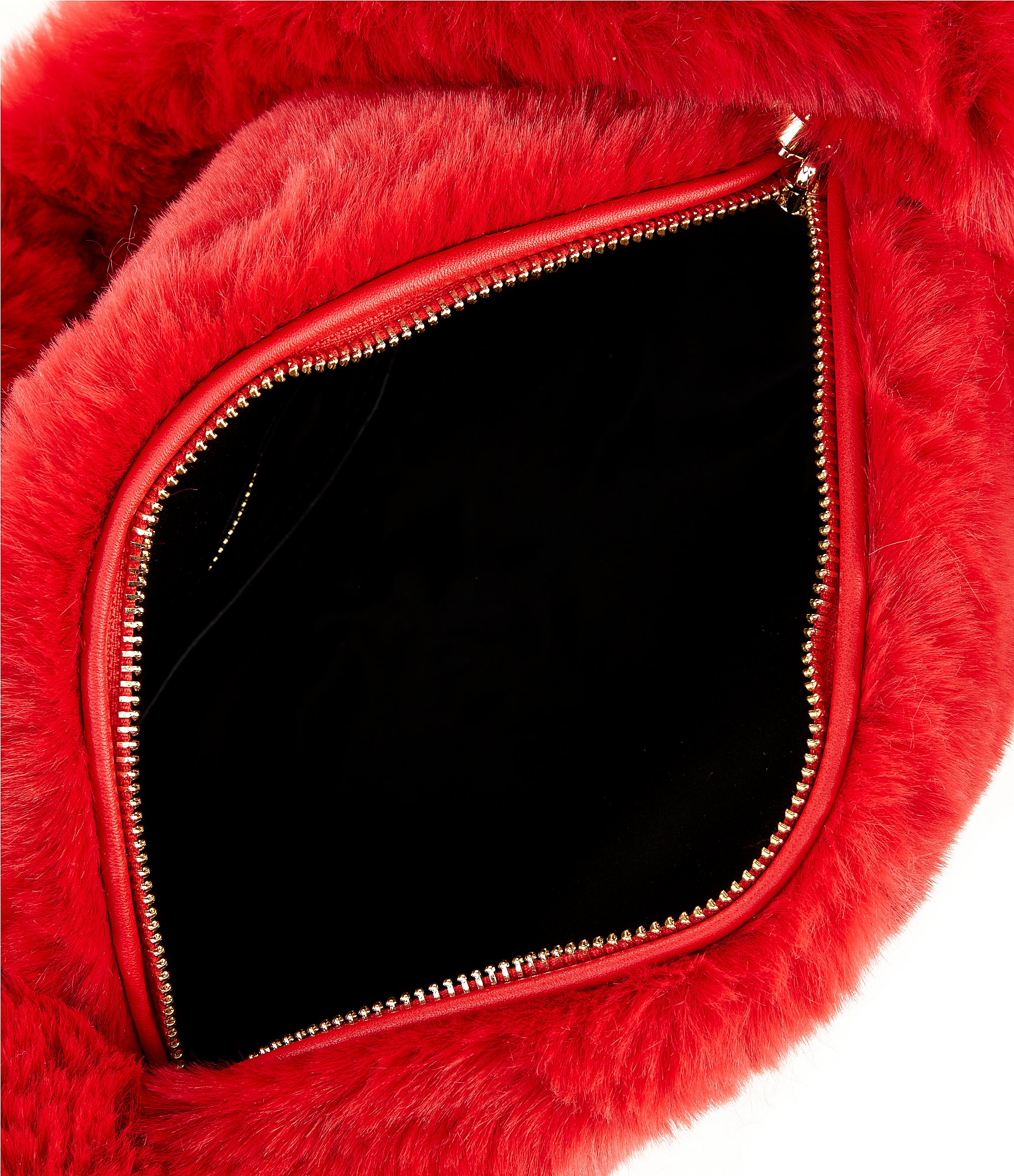 kate spade new york Luver Faux Fur Heart Novelty Tote Bag
