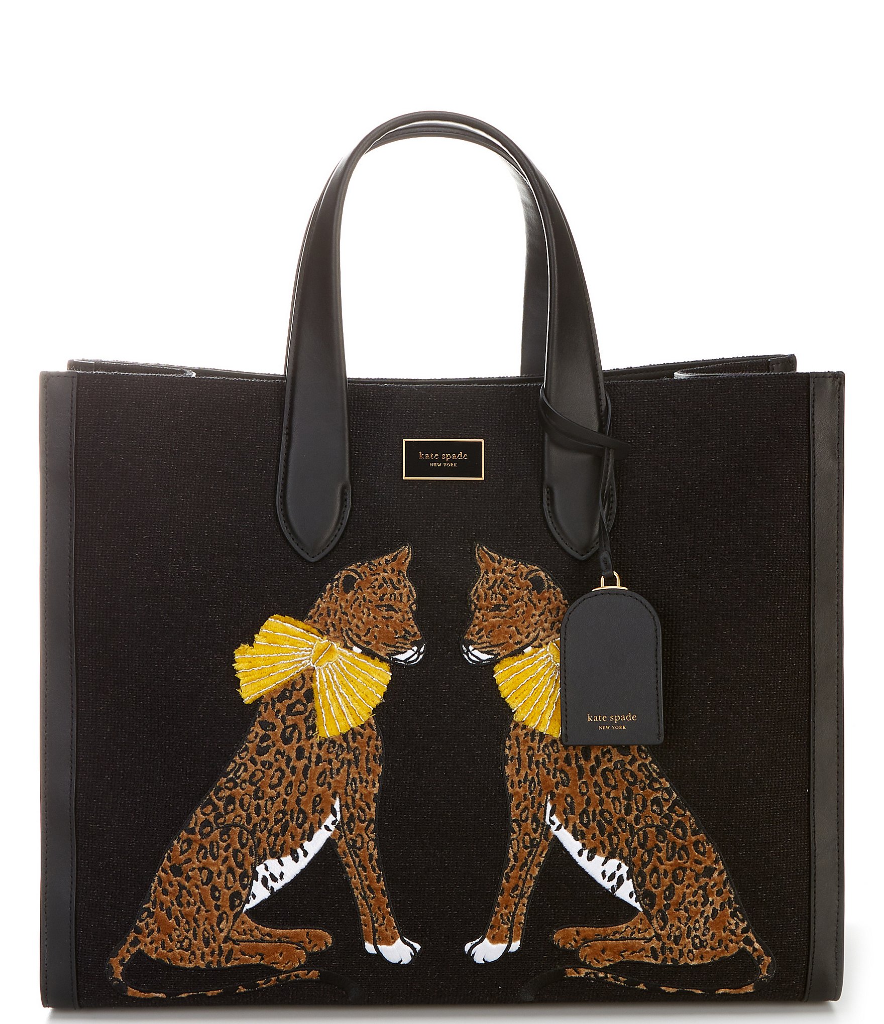 kate spade new york Bleecker Modern Leopard Medium Crossbody Tote Bag |  Dillard's