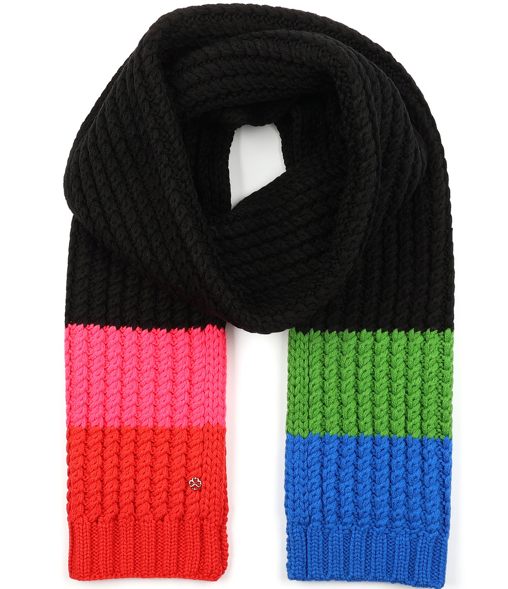 kate spade new york Marble Cable Knit Scarf | Dillard's