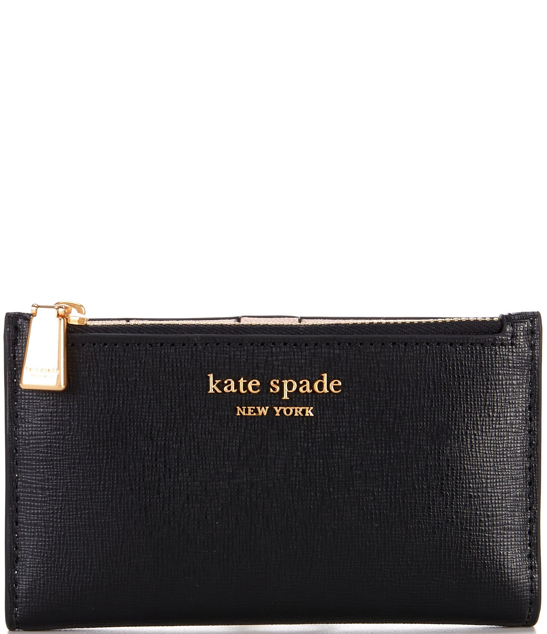 Shop kate spade new york 2023 SS Plain Leather Folding Wallet