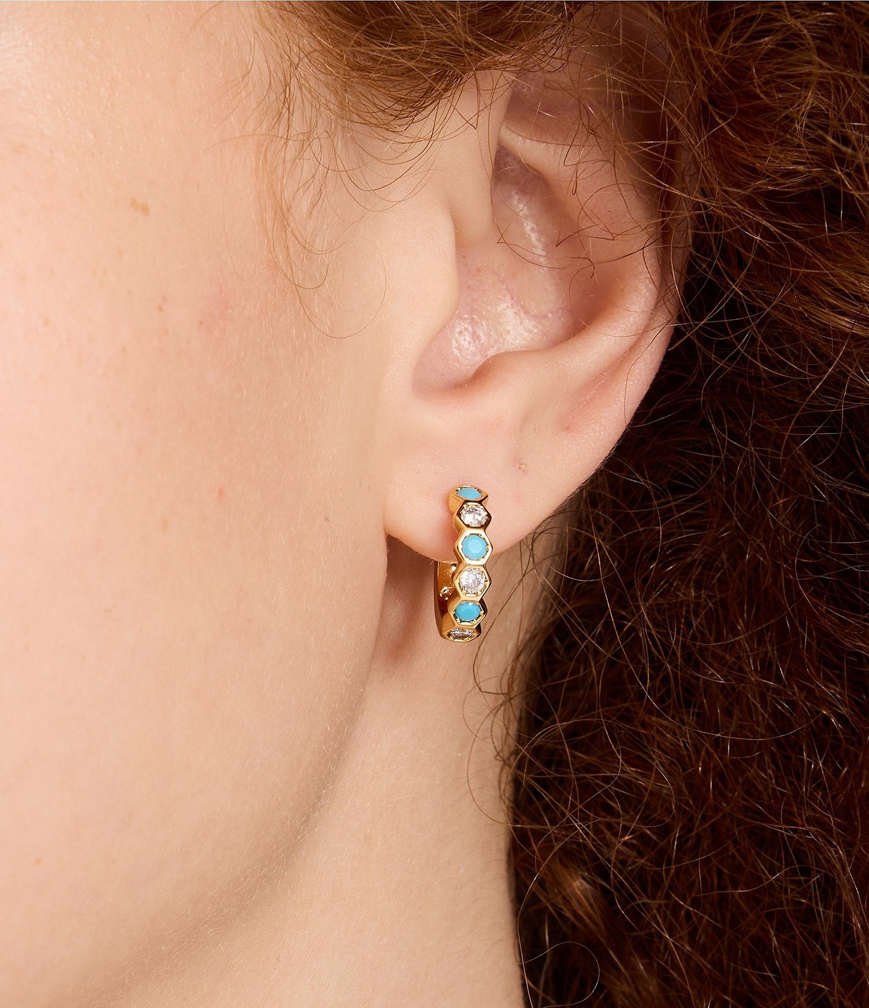 kate spade new york Large Bauble Hoop  ピアス kate spade - Adore-ables - Glitter Huggie Hoop Earrings