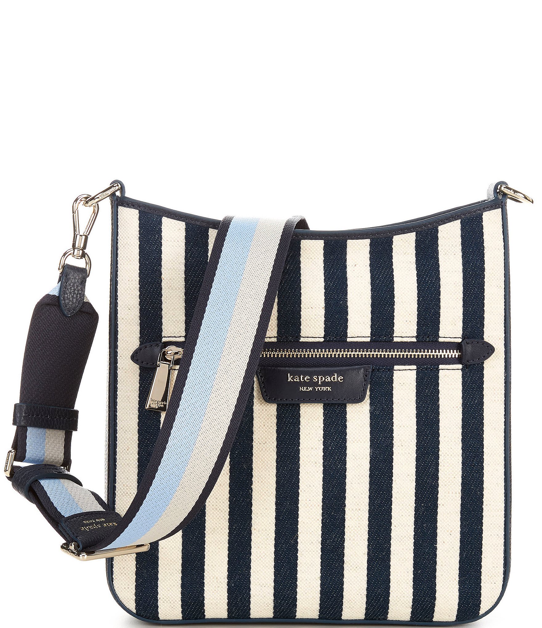 kate spade new york Parisian Navy Stripe Messenger Crossbody Bag Dillard s