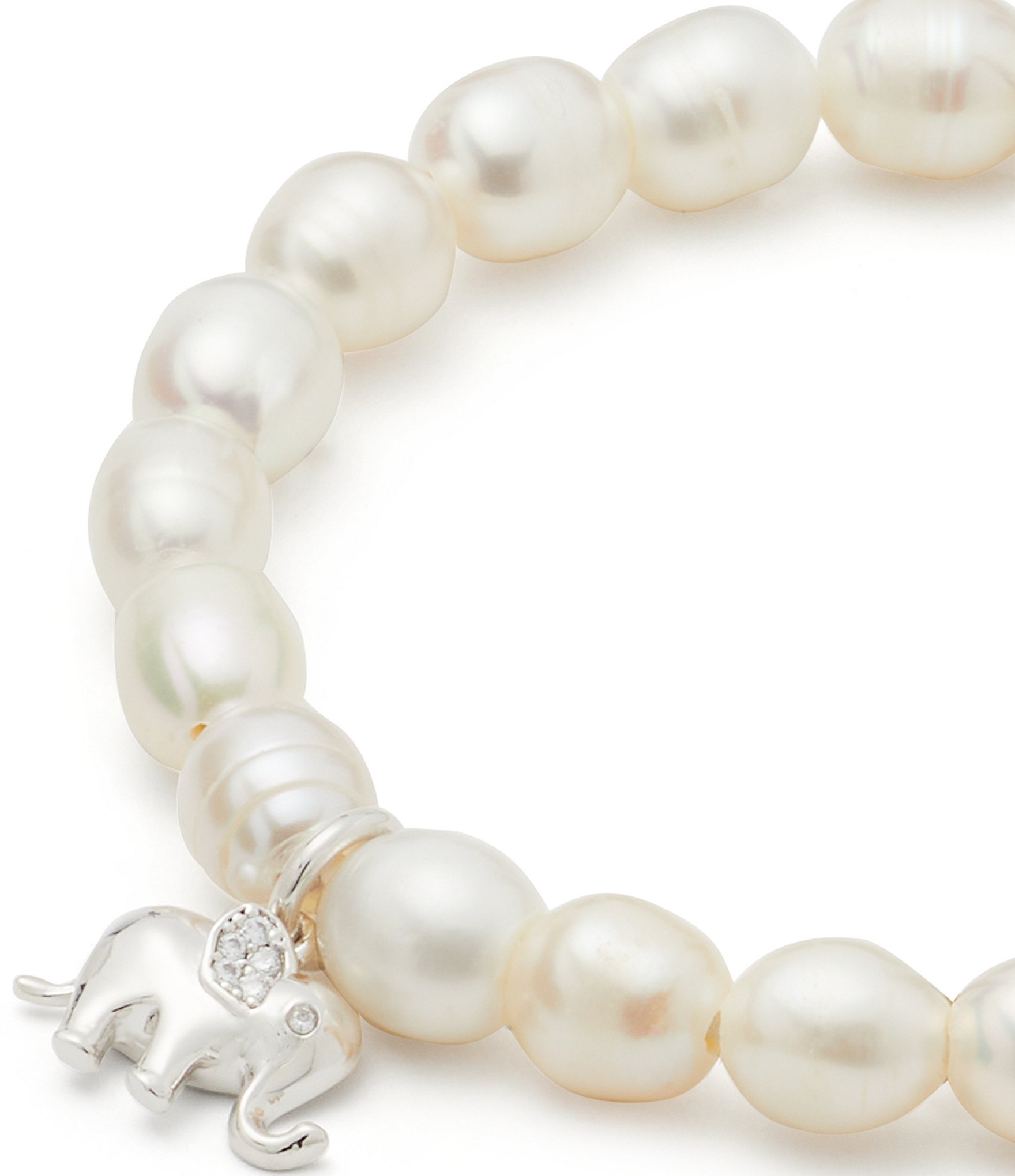 kate spade new york Precious Elephant Pearl Stretch Bracelet