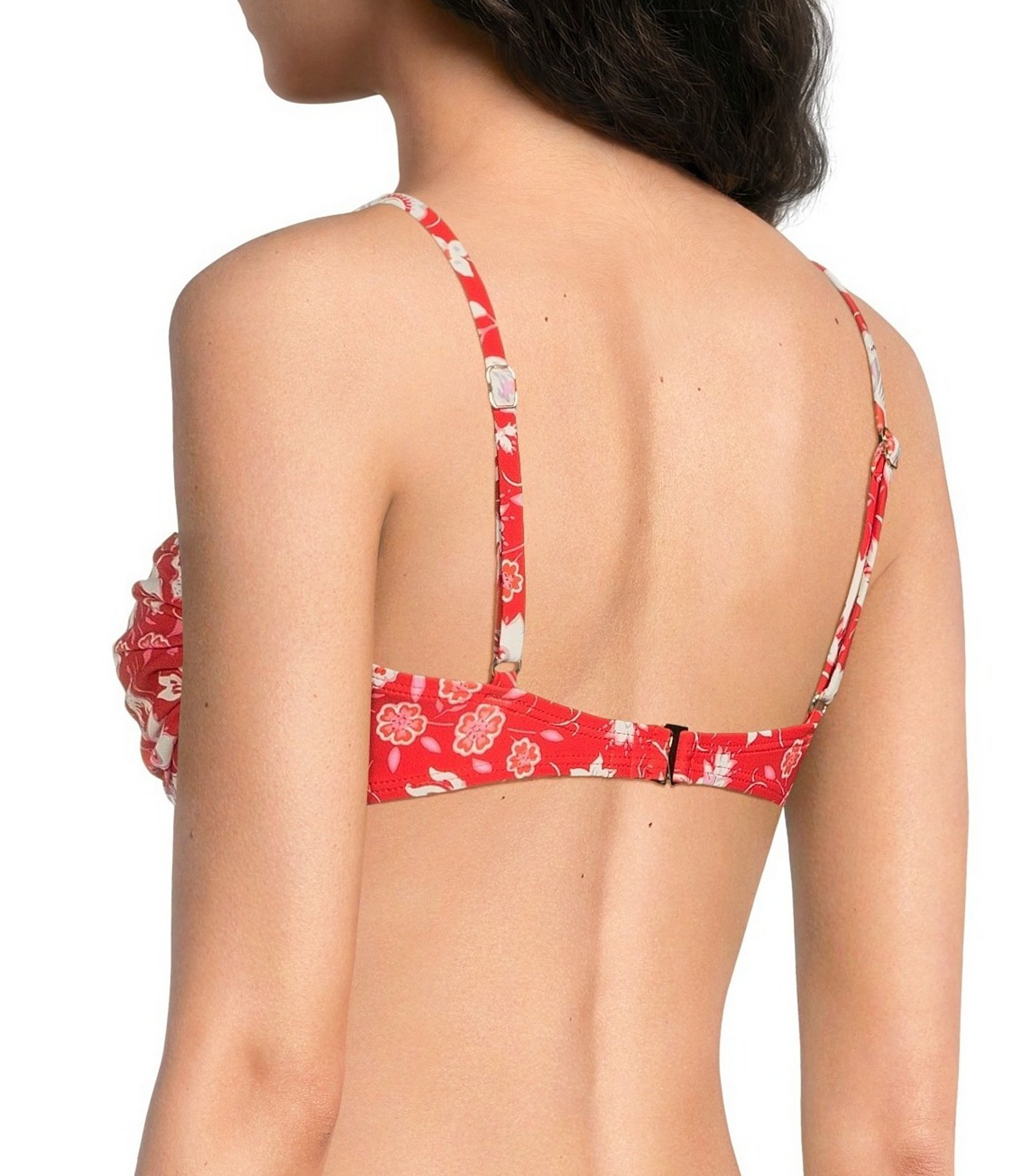 kate spade new york Pretty Paisley Underwire Shirred Swim Top