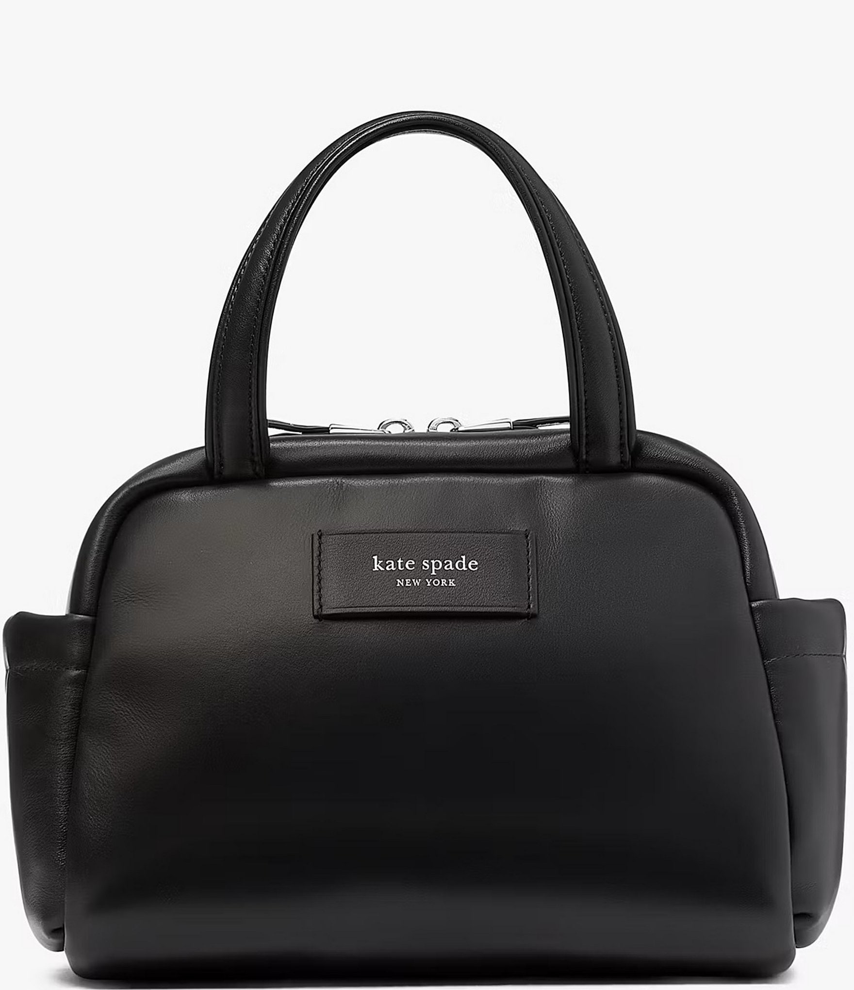 kate spade new york Puffed Smooth Leather Satchel Bag