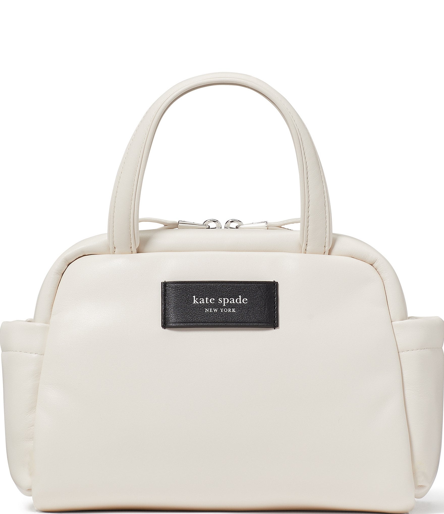 kate spade new york Puffed Smooth Leather Satchel Bag