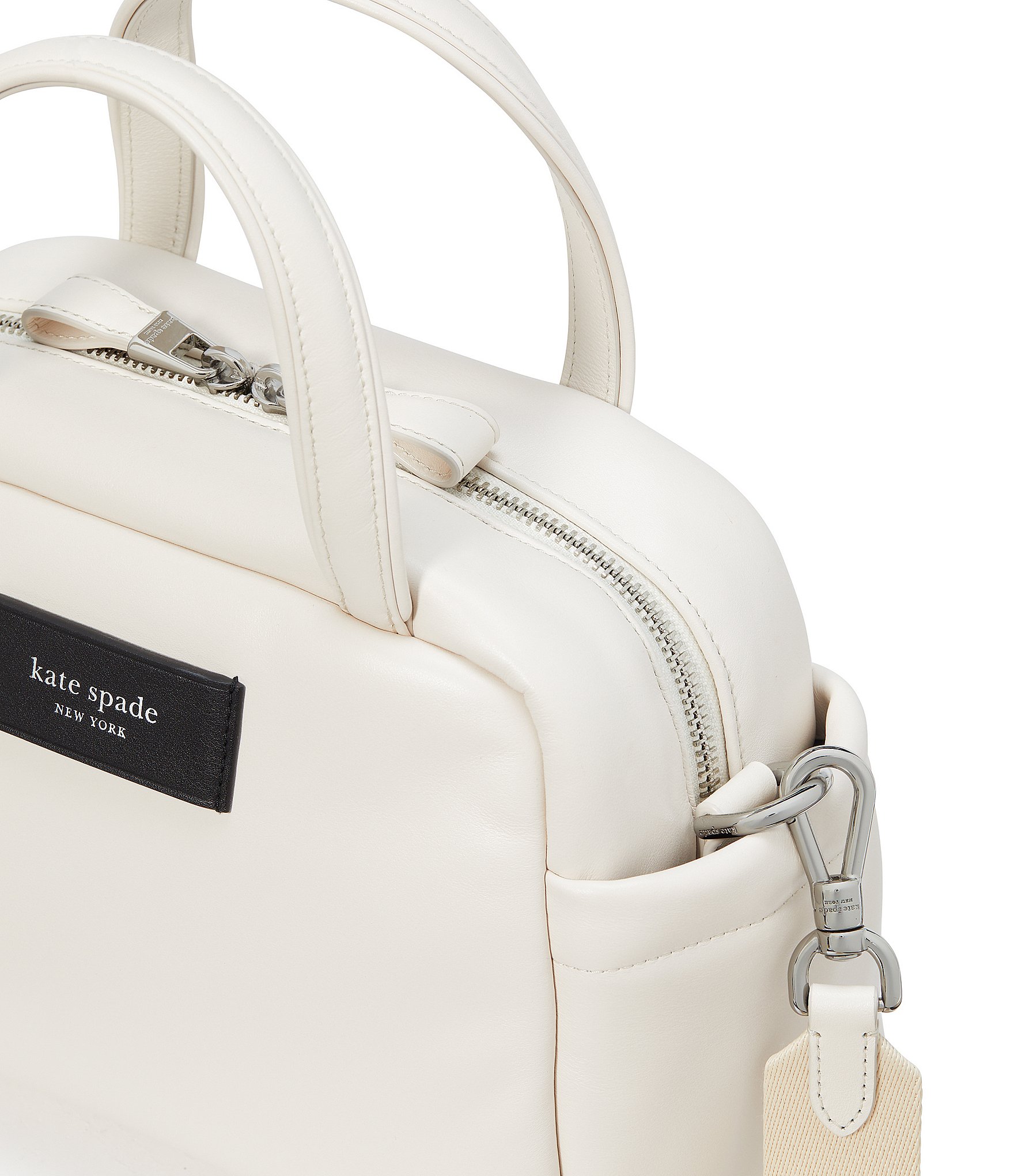 kate spade new york Puffed Smooth Leather Satchel Bag