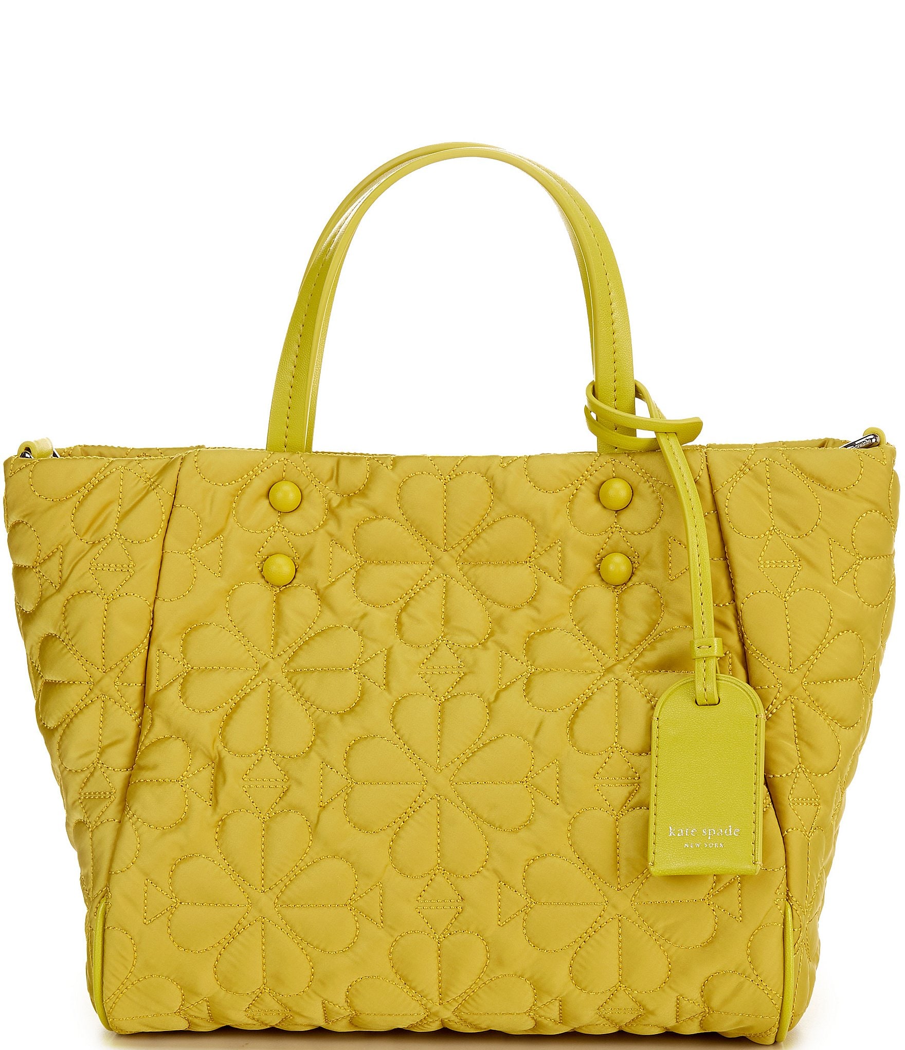 ★COVERNAT WOMAN★ Cloverheart quilted mini tote bag yellow Yellow Tote Bags and Purses | Dillard's