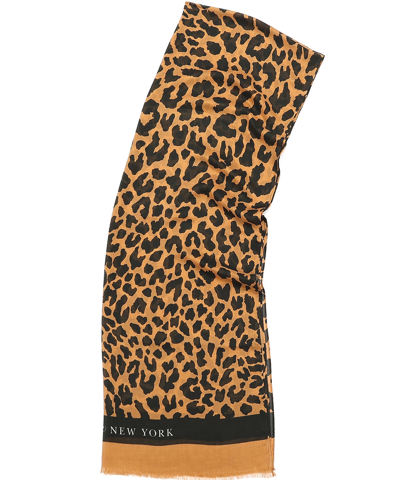 kate spade new york Regal Leopard Oblong Scarf