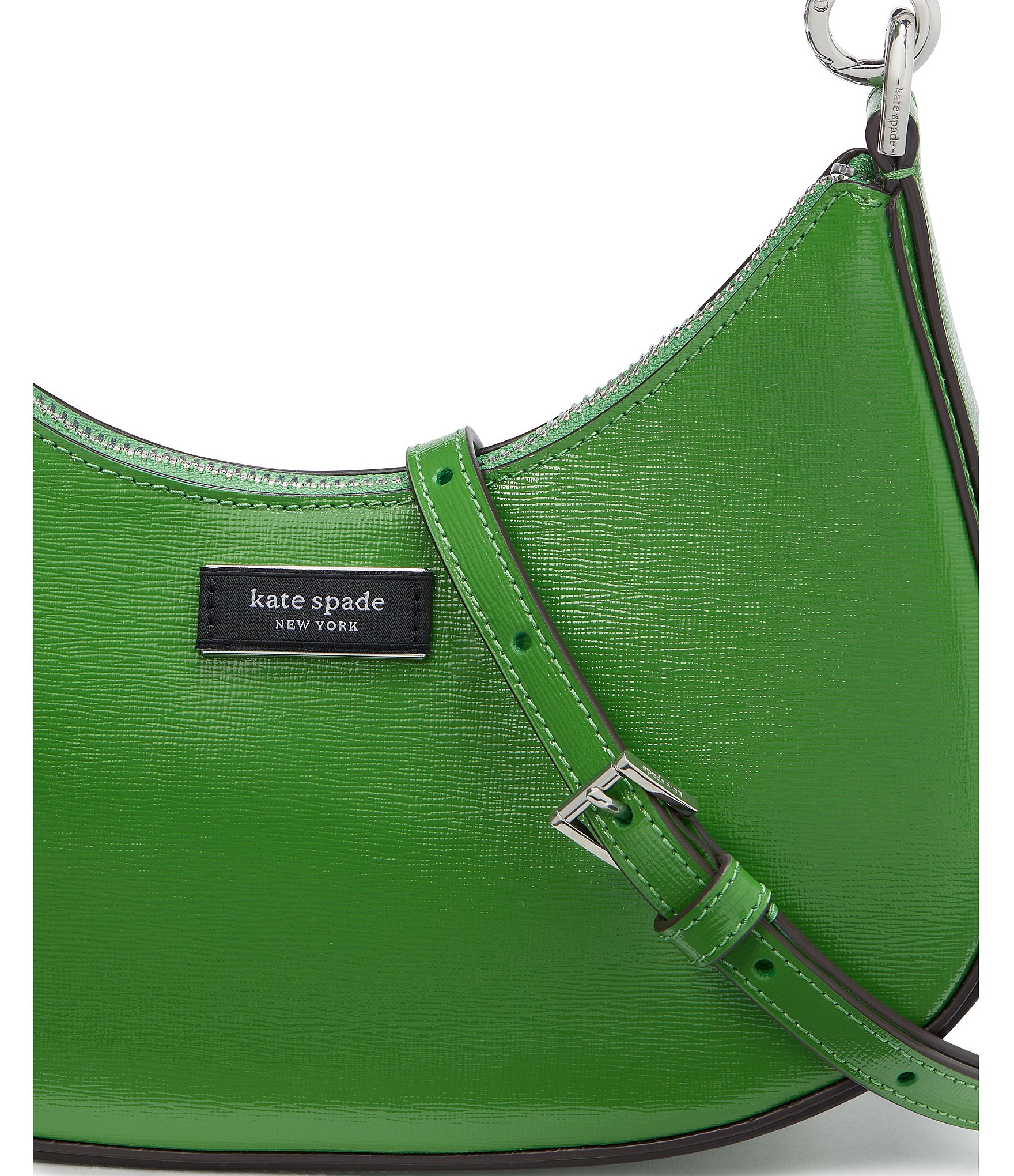 kate spade new york Sam Icon Shiny Small Convertible Crossbody Shoulder Bag