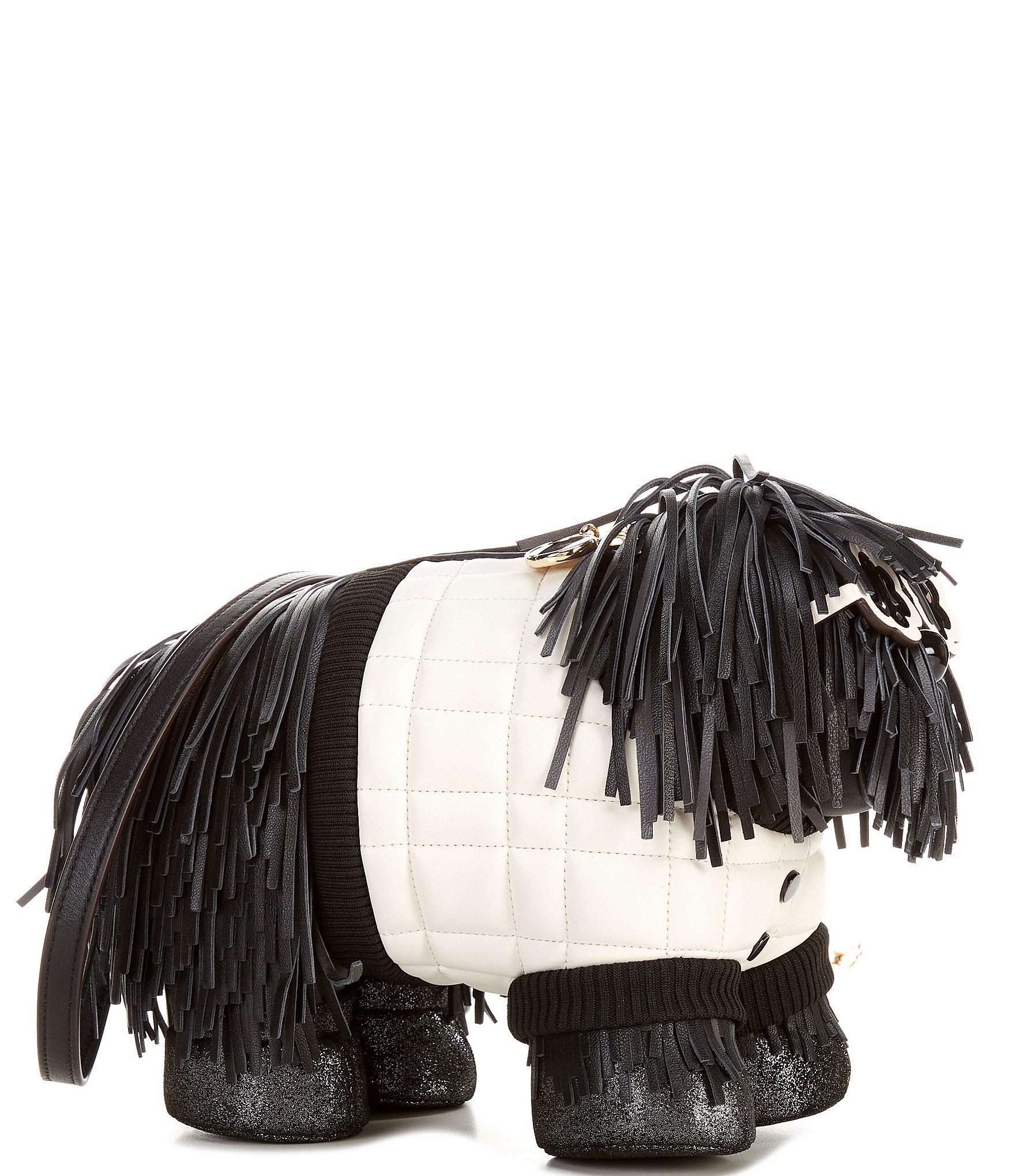 本物保証!  new spade Kate york Dog 3D Leather Fringed and Fabric Shaggy 棚・シェルフ・ラック