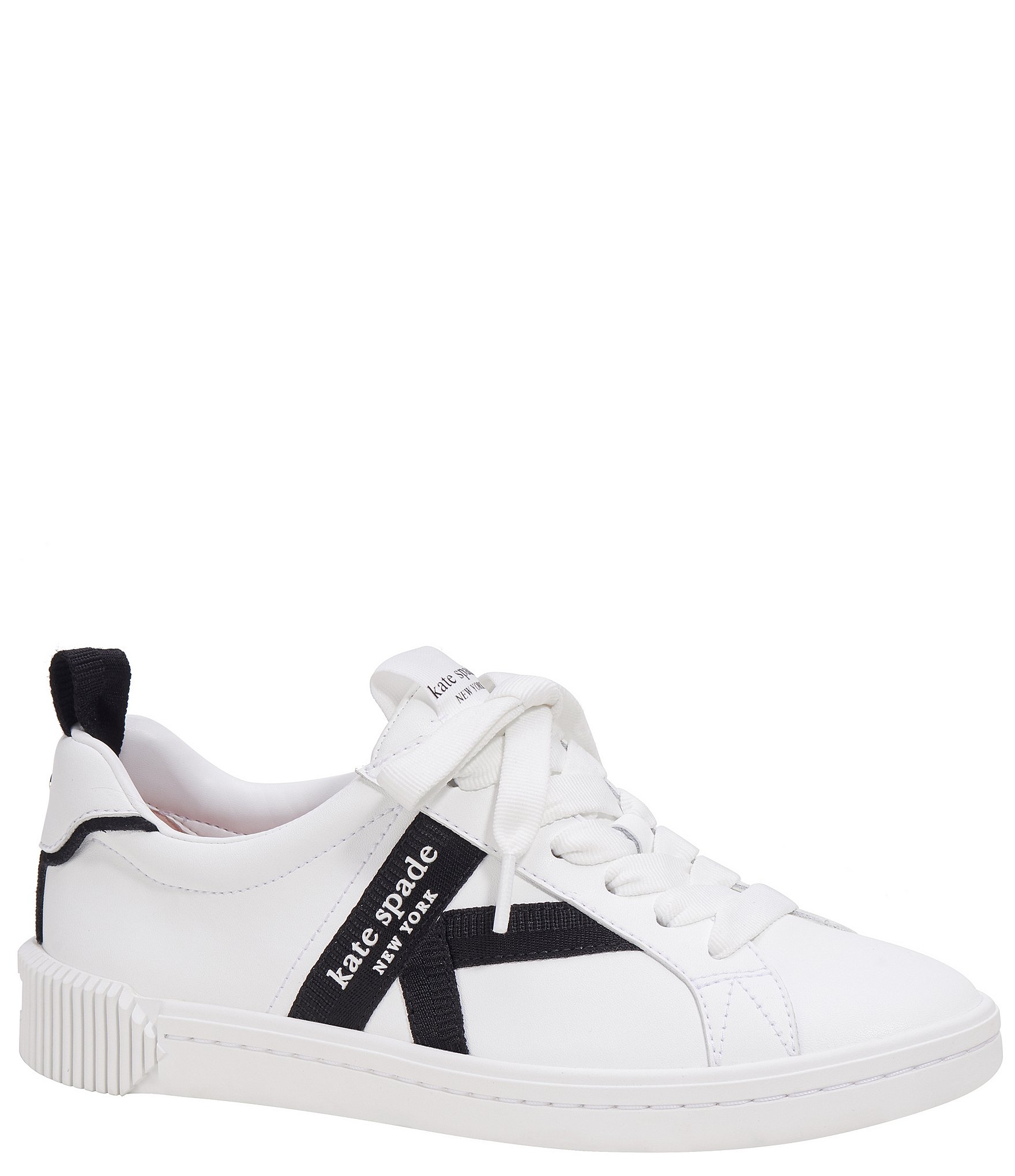kate spade new york Signature Leather Sneakers