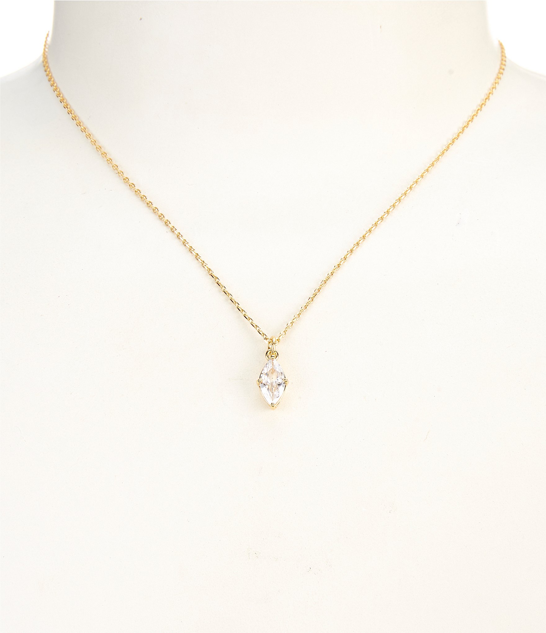 kate spade new york Signature Solitaire Short Pendant Necklace