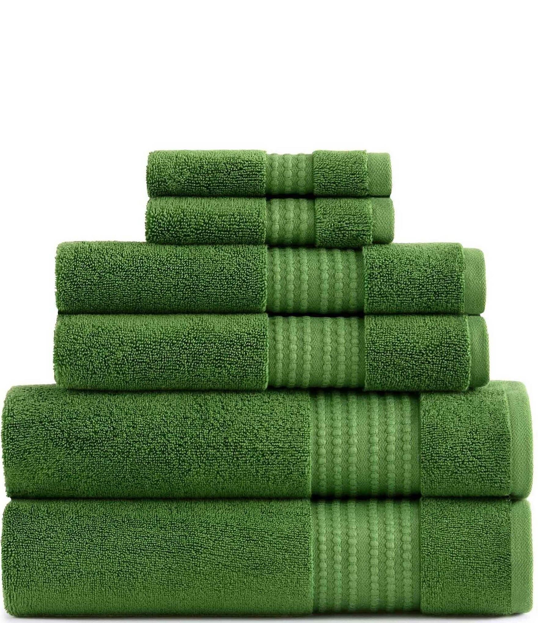 kate spade new york Solid Dot Dobby Zero Twist Cotton Bath Towels