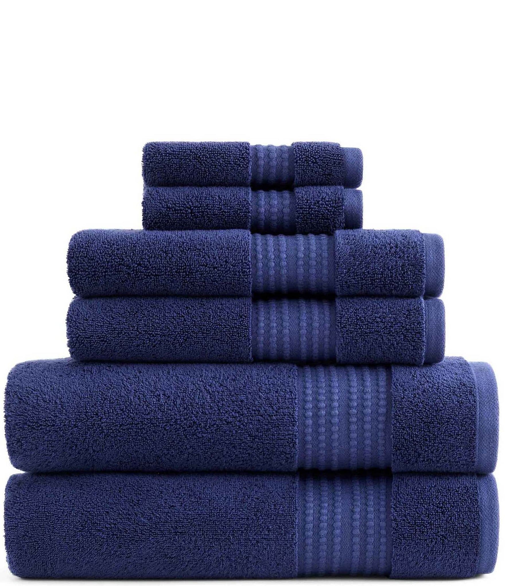 kate spade new york Solid Dot Dobby Zero Twist Cotton Bath Towels