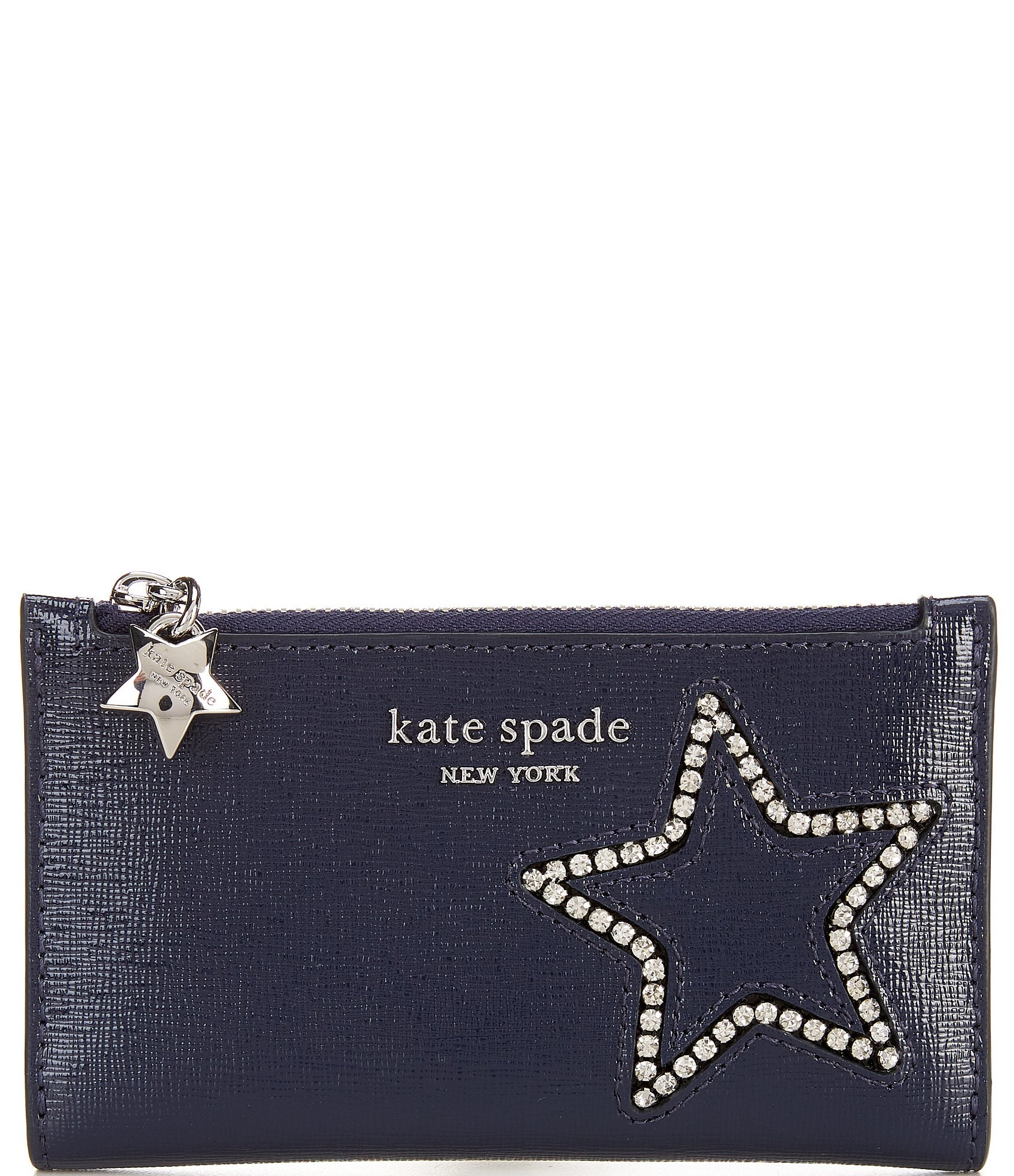 NWT Kate Spade Star Bright Owl Gray Leather Crossbody/clutch | eBay