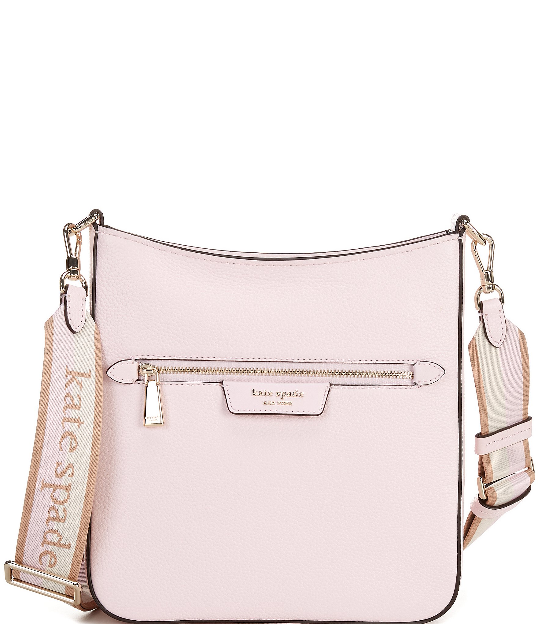 kate spade new york Striped Strap Hudson Messenger Crossbody Bag