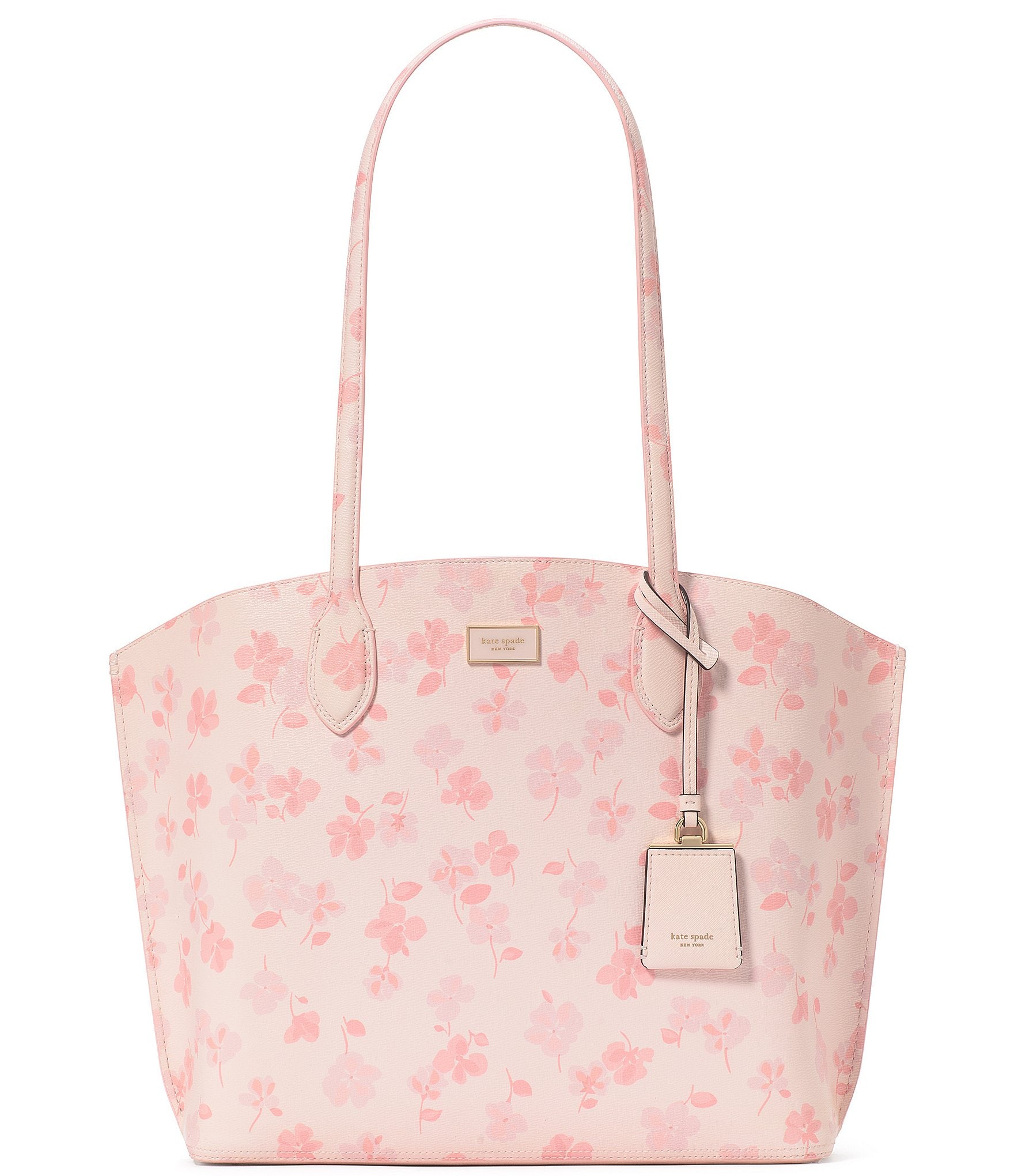 国内最安値！ Suite york new spade kate Spring Bag Tote Crossbody Pansies バッグ