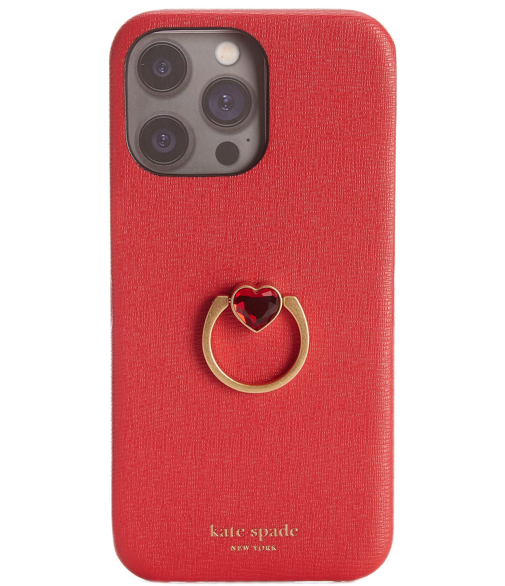 kate spade new york Red Heart Ring Stand Valentine's Day Novelty iPhone Case  14 Pro Max | Dillard's