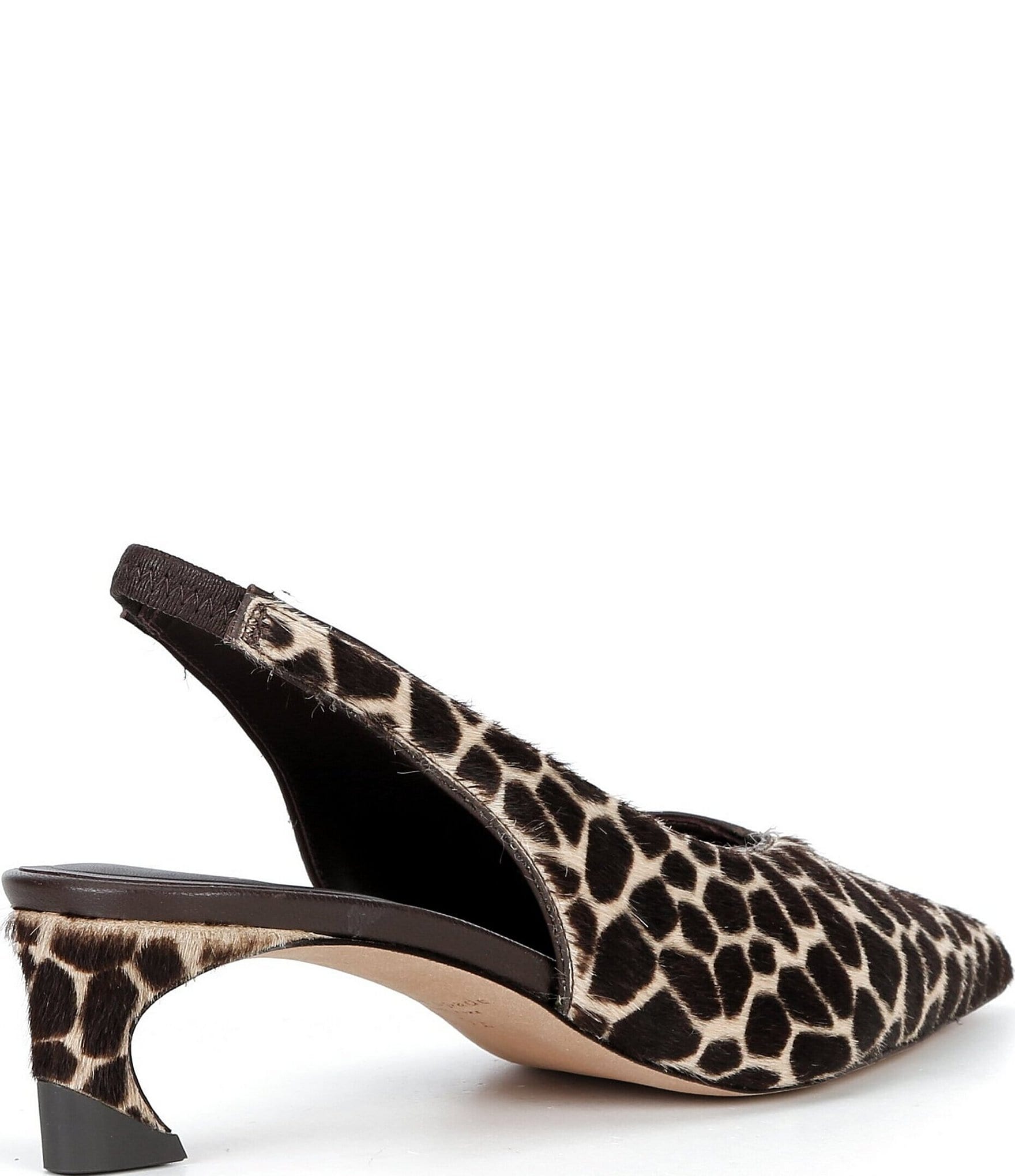 kate spade new york Viv Leopard Print Slingback Kitten Heel Pumps
