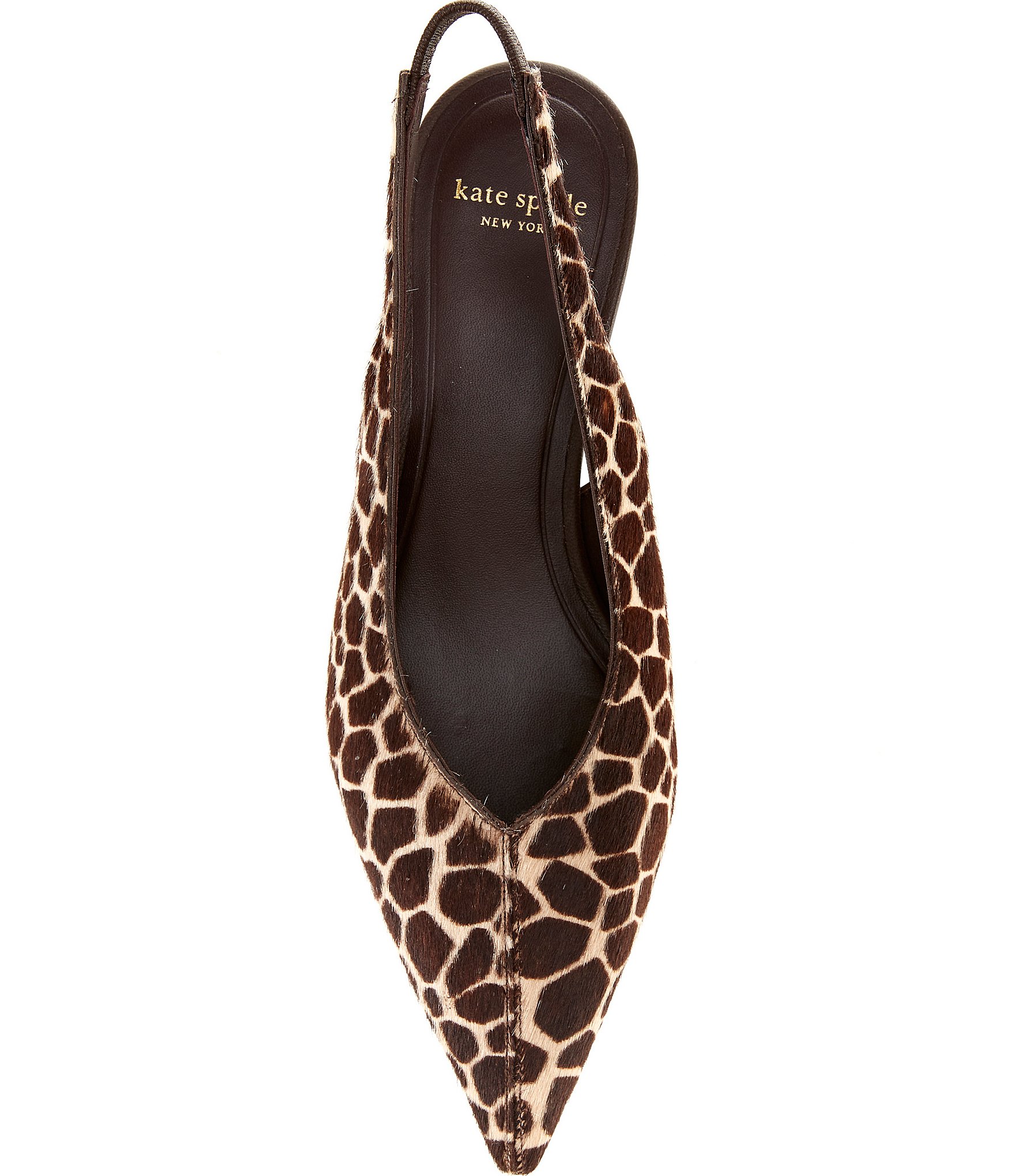 kate spade new york Viv Leopard Print Slingback Kitten Heel Pumps