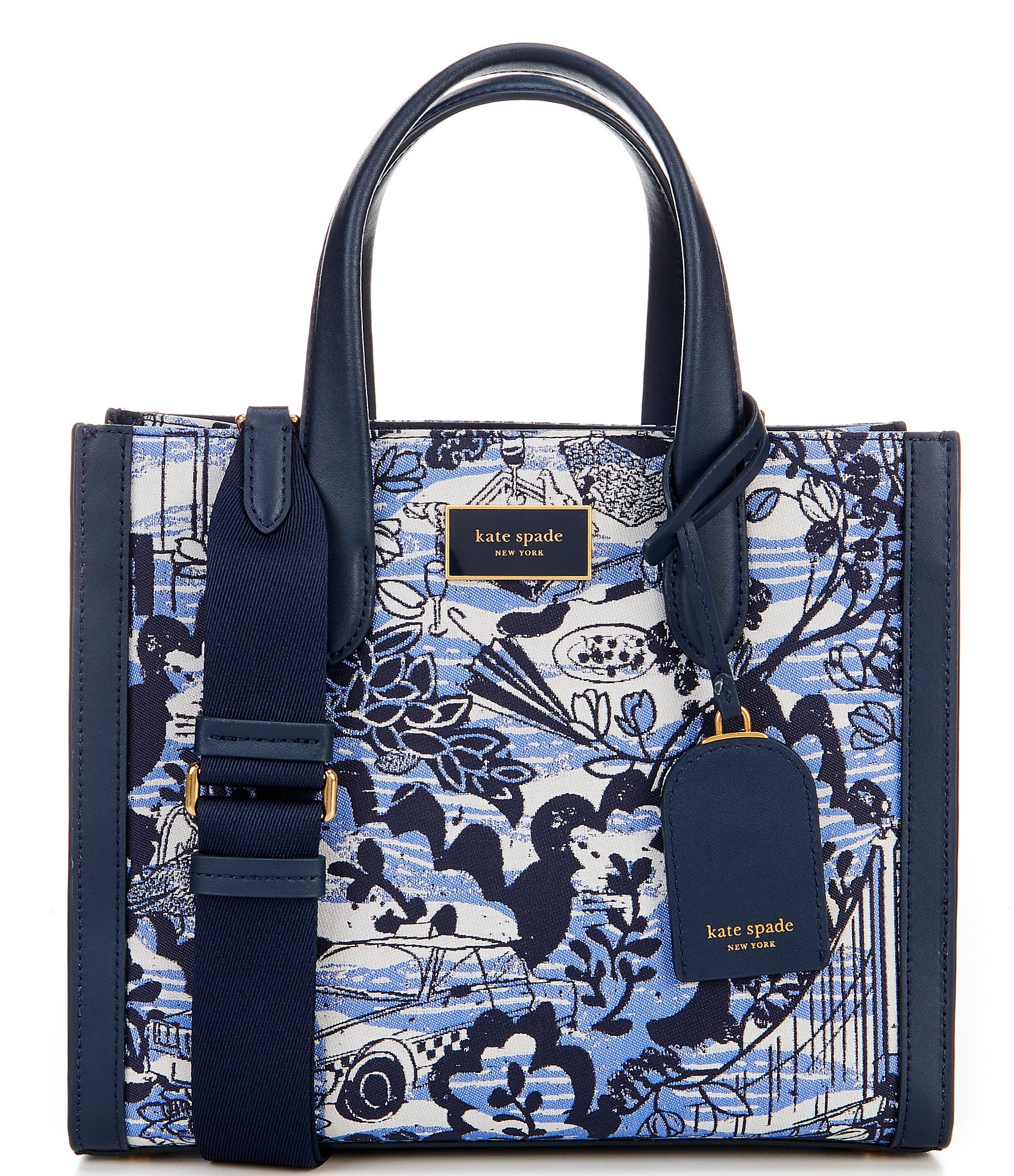 kate spade new york Walk In The Park Toile Jacquard Small Tote Bag ...