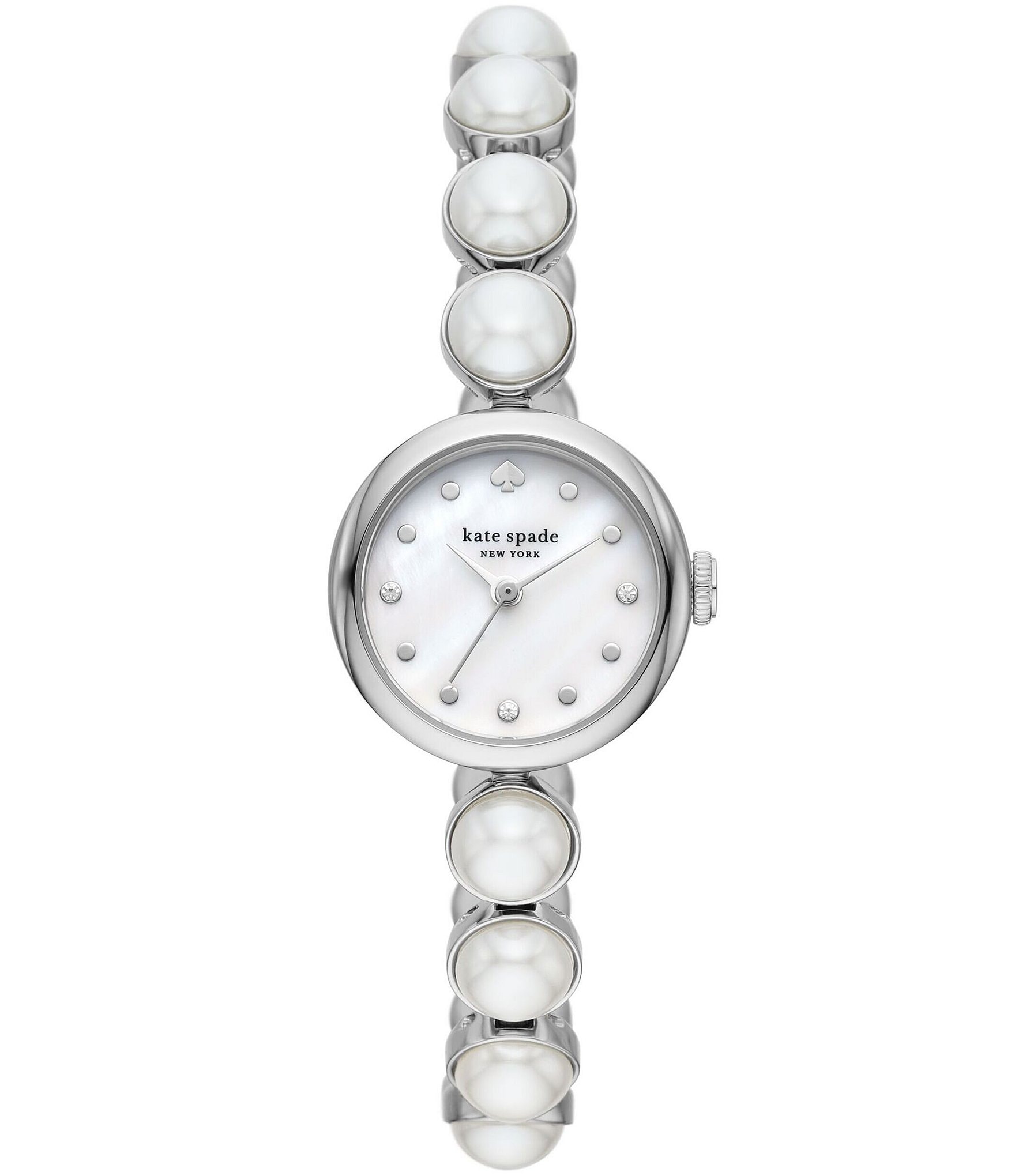 kate spade new york Women's Monroe Three-Hand Stainless Steel Pearl  Bracelet Watch | Dillard's
