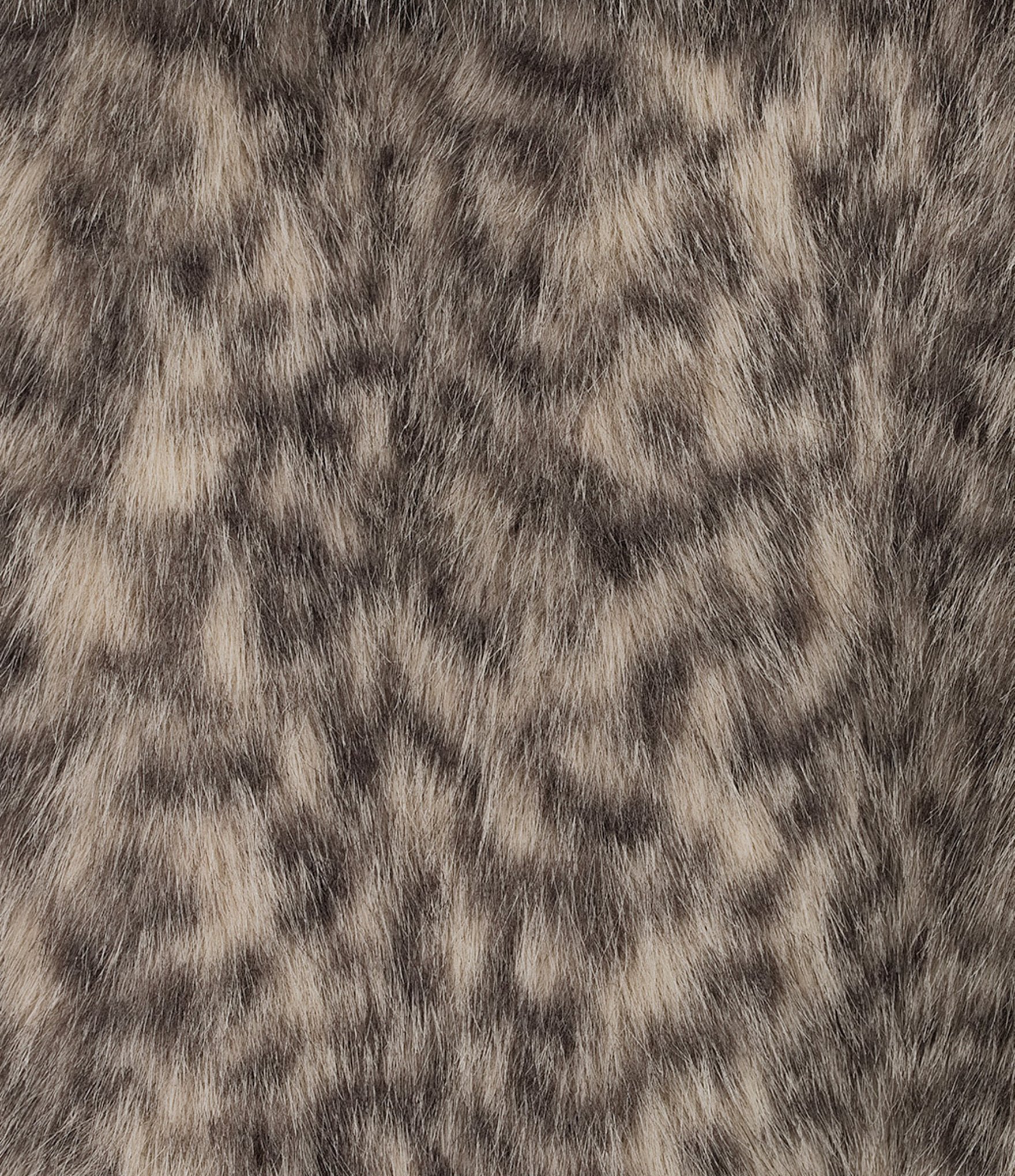 Katherine Kelly Faux Fur Leopard Pattern Coat