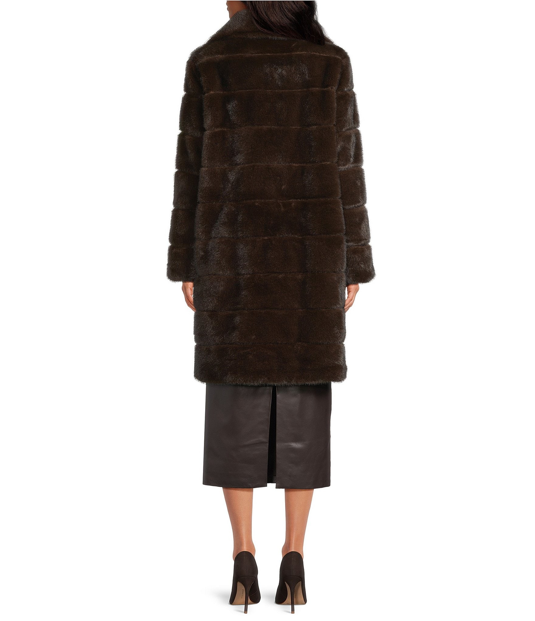 Katherine Kelly Mink Faux Fur Coat