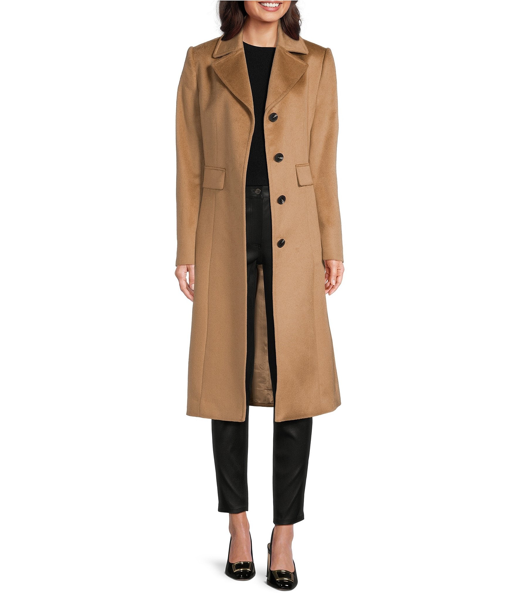 Katherine Kelly 100% Cashmere high quality Overcoat Size 10